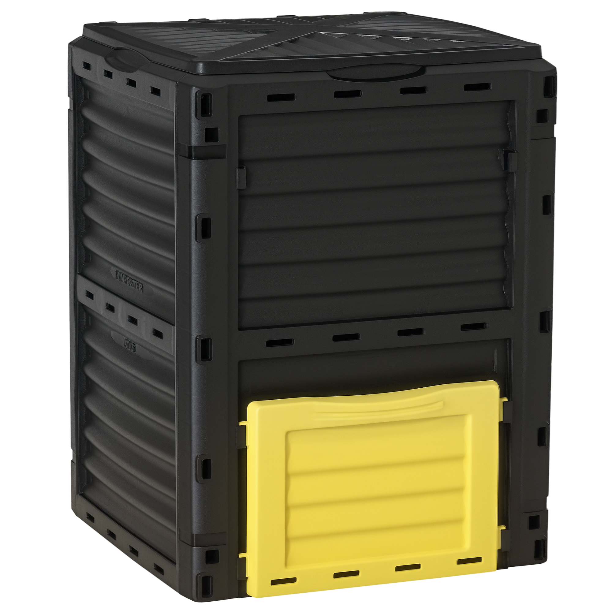 Garden Compost Bin 80 Gallon Outdoor Large Capacity Composter Fast Create Fertile Soil Aerating Box, Green (Drop Shipping Only, Not for Amazon)
