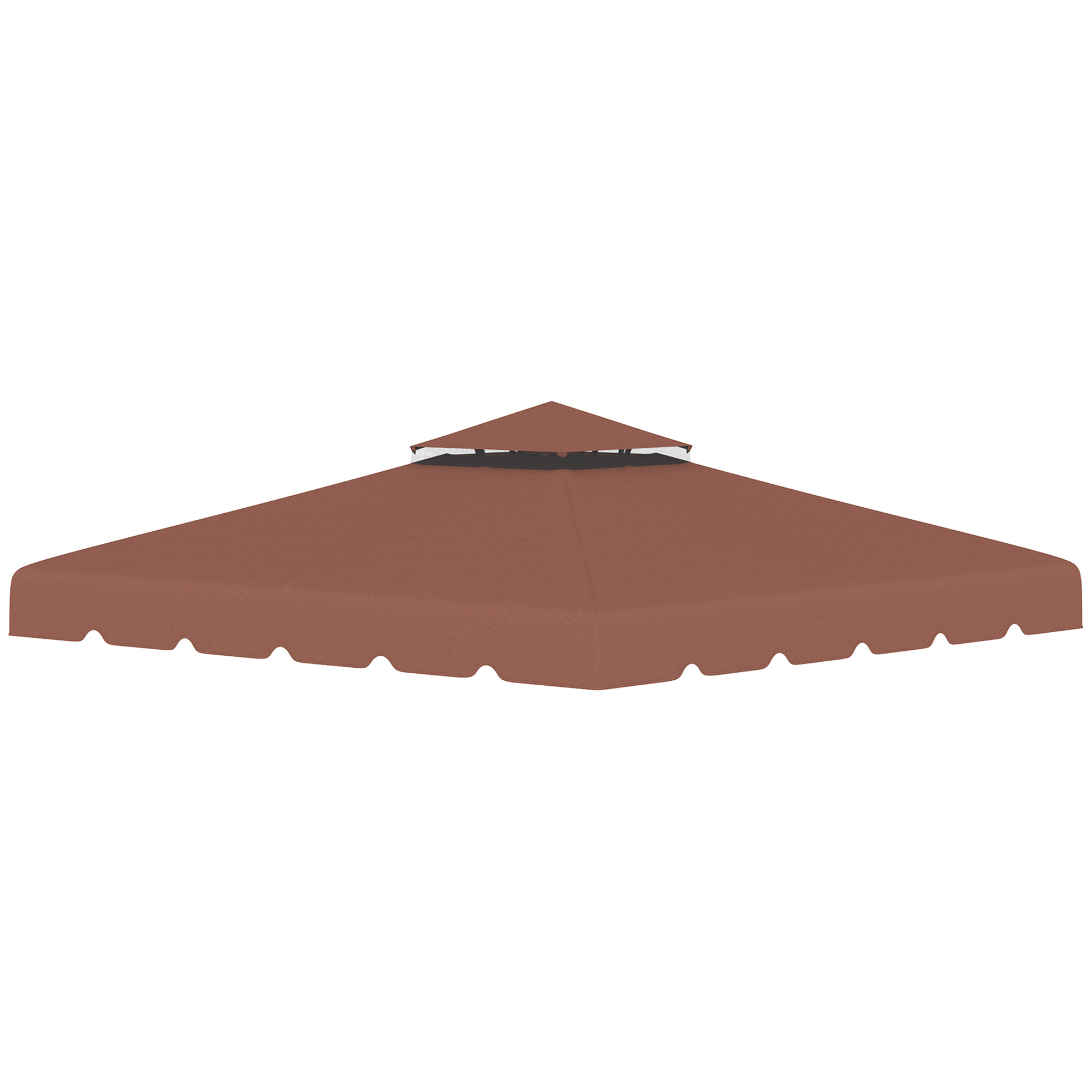 Model 84C-051 or 84C-269 10' x 10' Gazebo Replacement Canopy, Coffee (Drop Shipping Only, Not for Amazon)