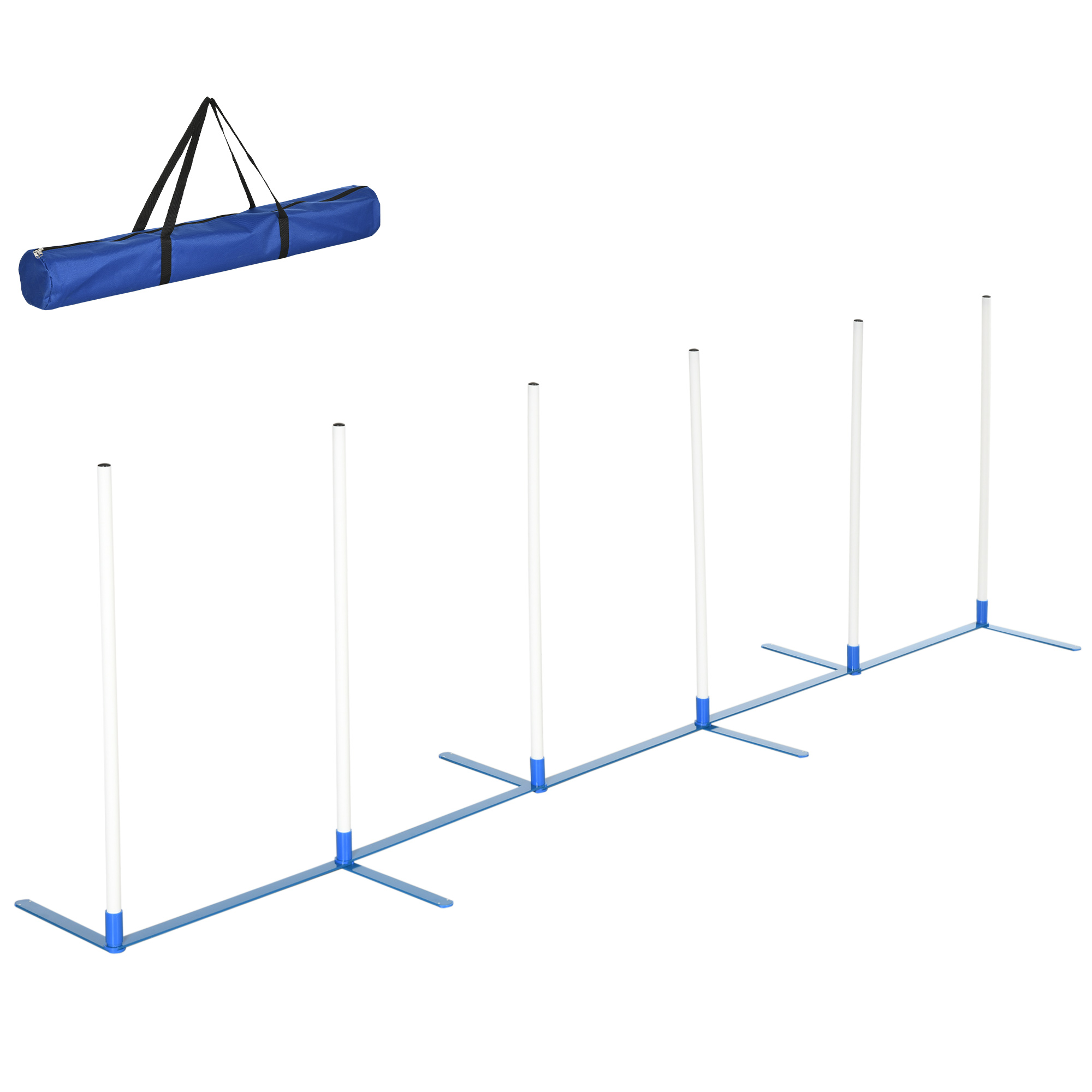 Dog Agility Equipment Dog Weave Pole Set Agility Starter Kit Pet Outdoor Exercise Training Set (Drop Shipping Only, Not for Amazon)