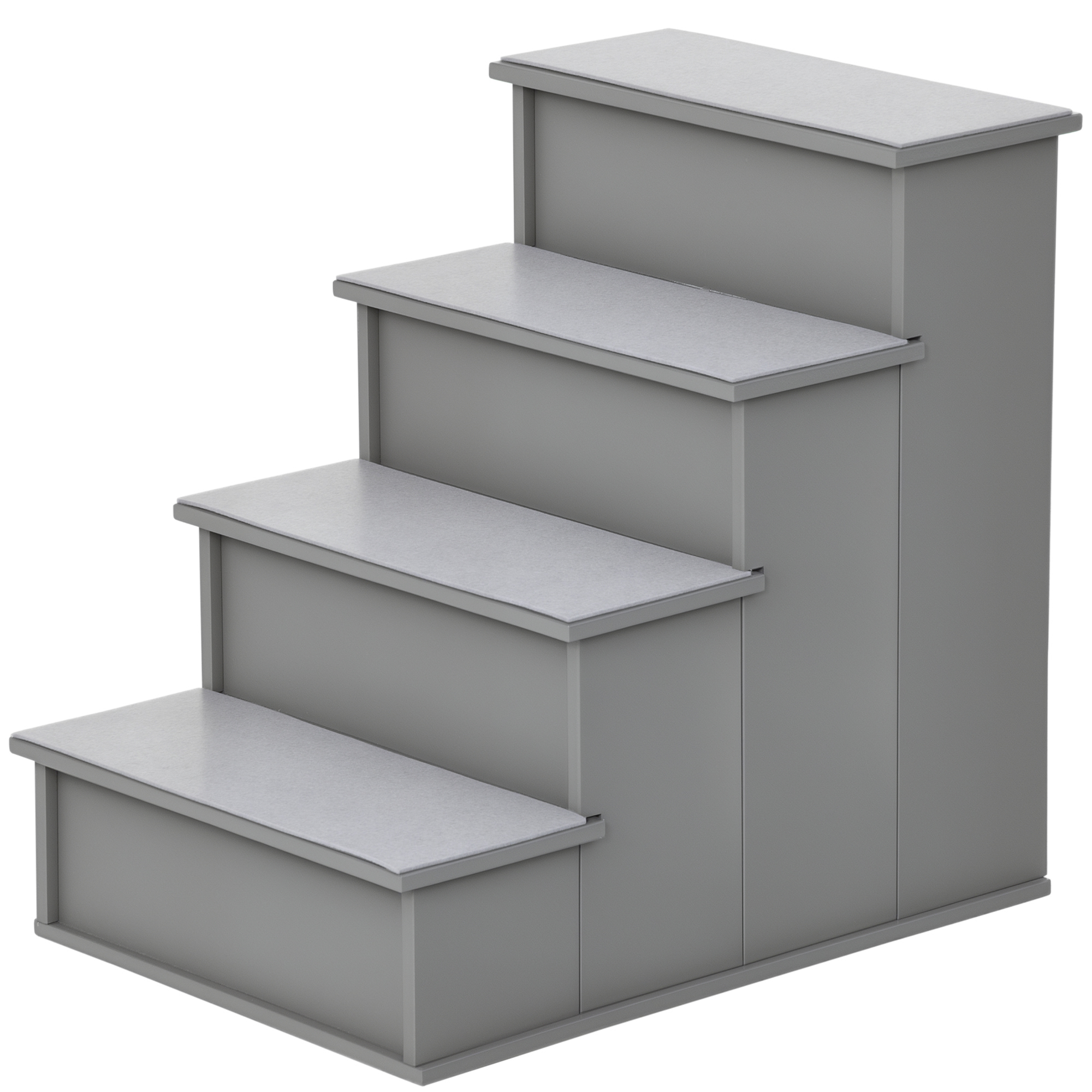 Pet Stairs, Small Dog Steps for Couch Bed with Cushioned Removable Covering, 15.75