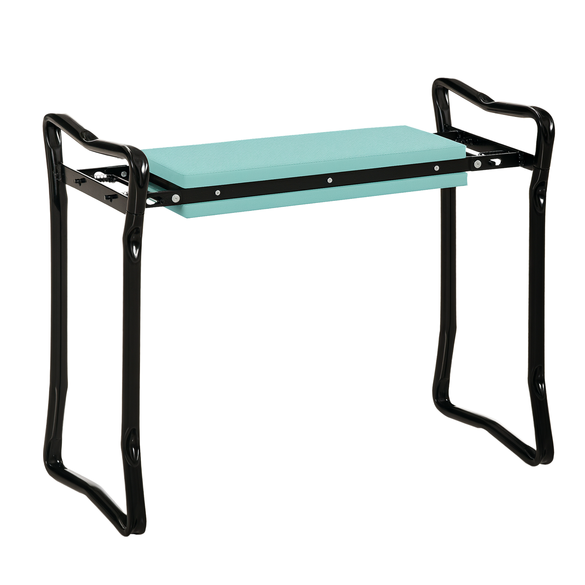 2 In 1 Garden Kneeler Seat Kneeling Pad Support Bench Foldable Knee Protector, Green (Drop Shipping Only, Not for Amazon)