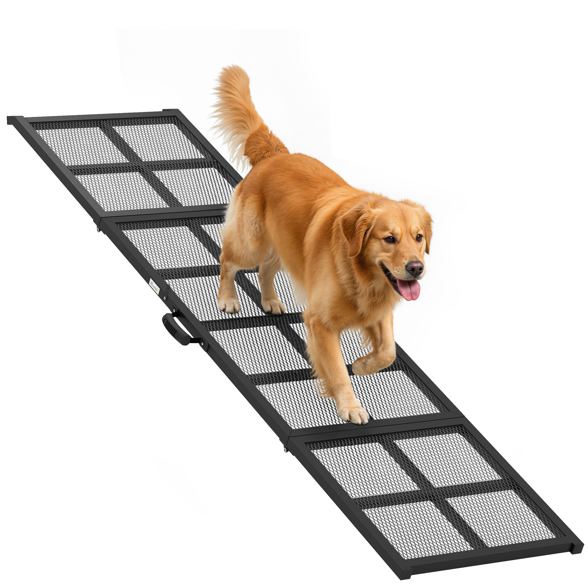 191 x 50cm Dog Ramp for Car, Extra Long Pet Stairs with Non-Slip Surface, for Large Dogs, Black (Drop Shipping Only, Not for Amazon)