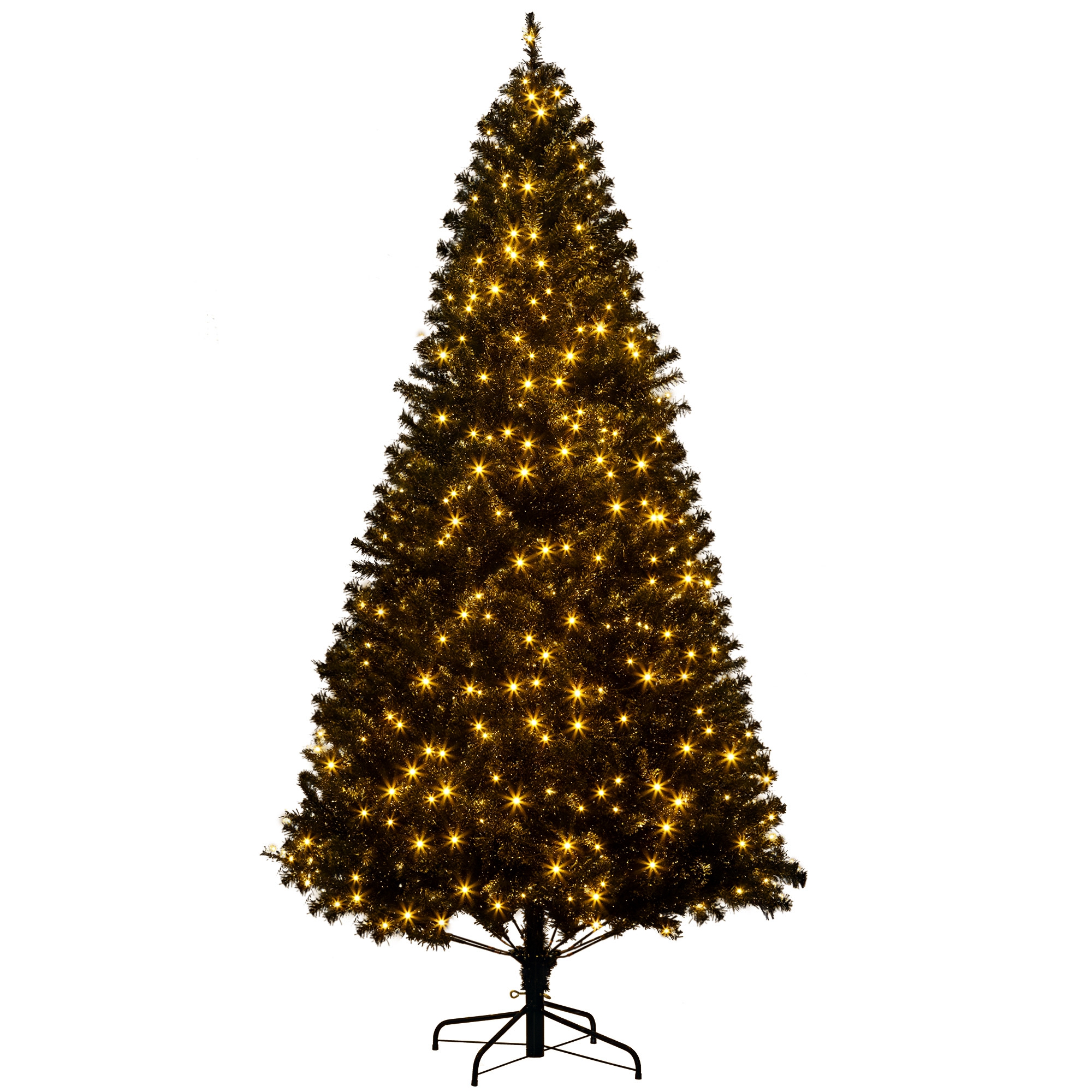 7.5 FT Tall PreLit Artificial Christmas Tree with Realistic Branches, 500 Warm White LED Lights and 1346 Tips, Pink (Drop Shipping Only, Not for Amazon)