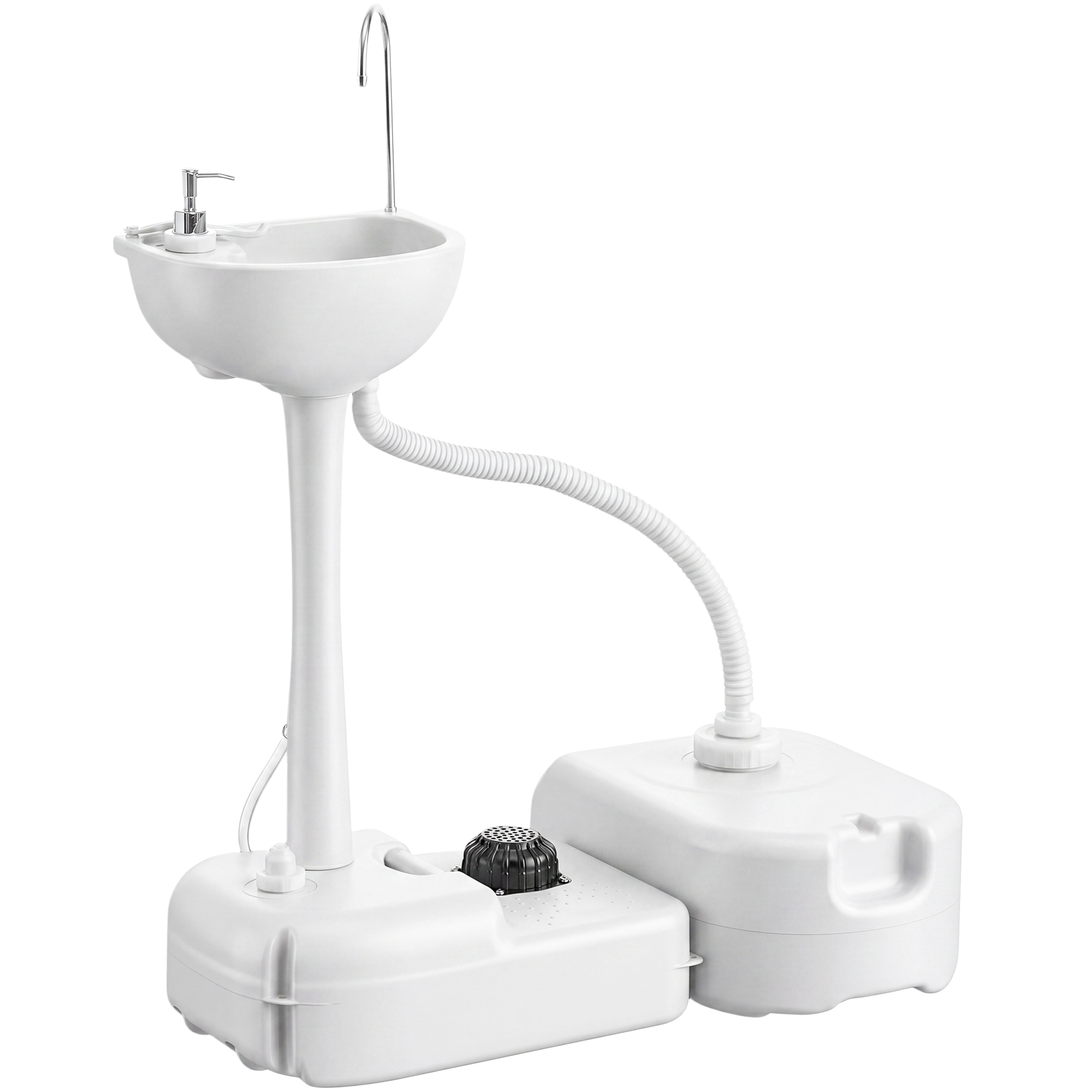 皂液器 便携、带轮 白色（仅代发，禁售亚马逊）