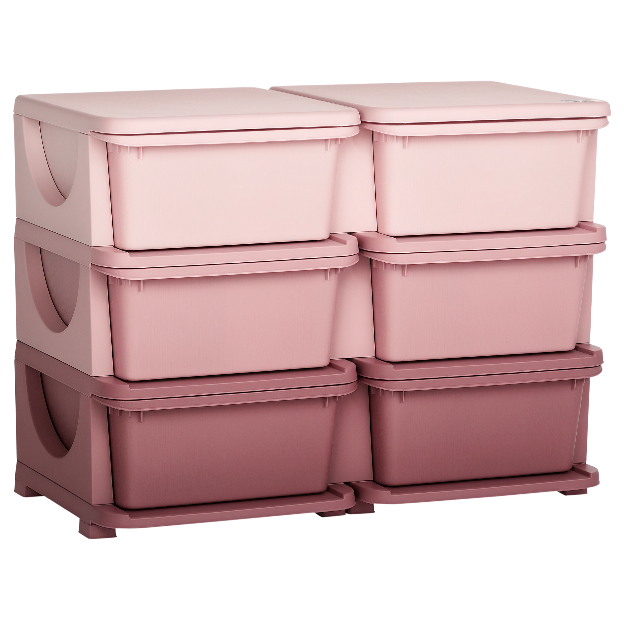 Kids Storage Unit, with Six Drawers - Pink (Drop Shipping Only, Not for Amazon)