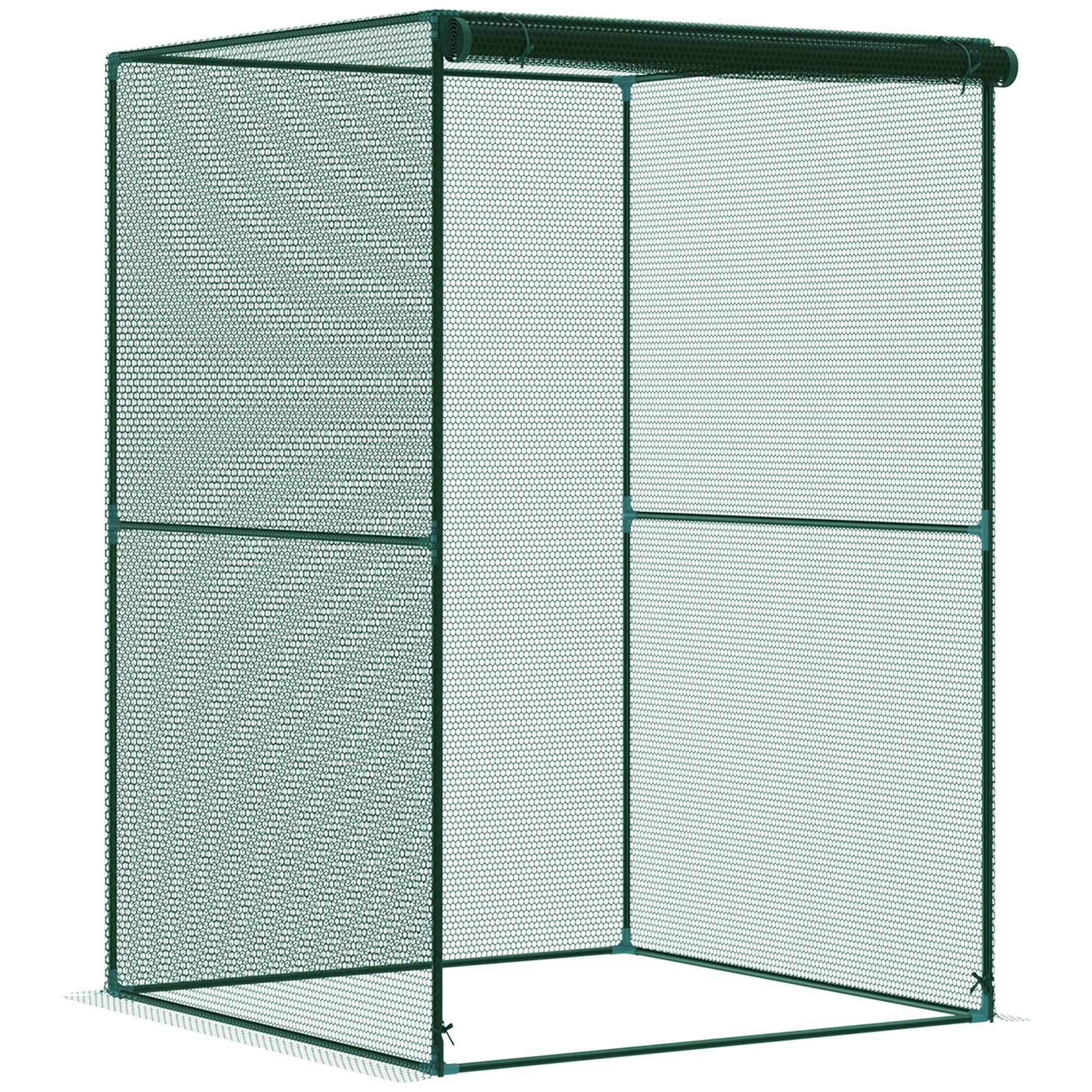 120 x 120cm Compact Plant Cage, with Netting - Green (Drop Shipping Only, Not for Amazon)