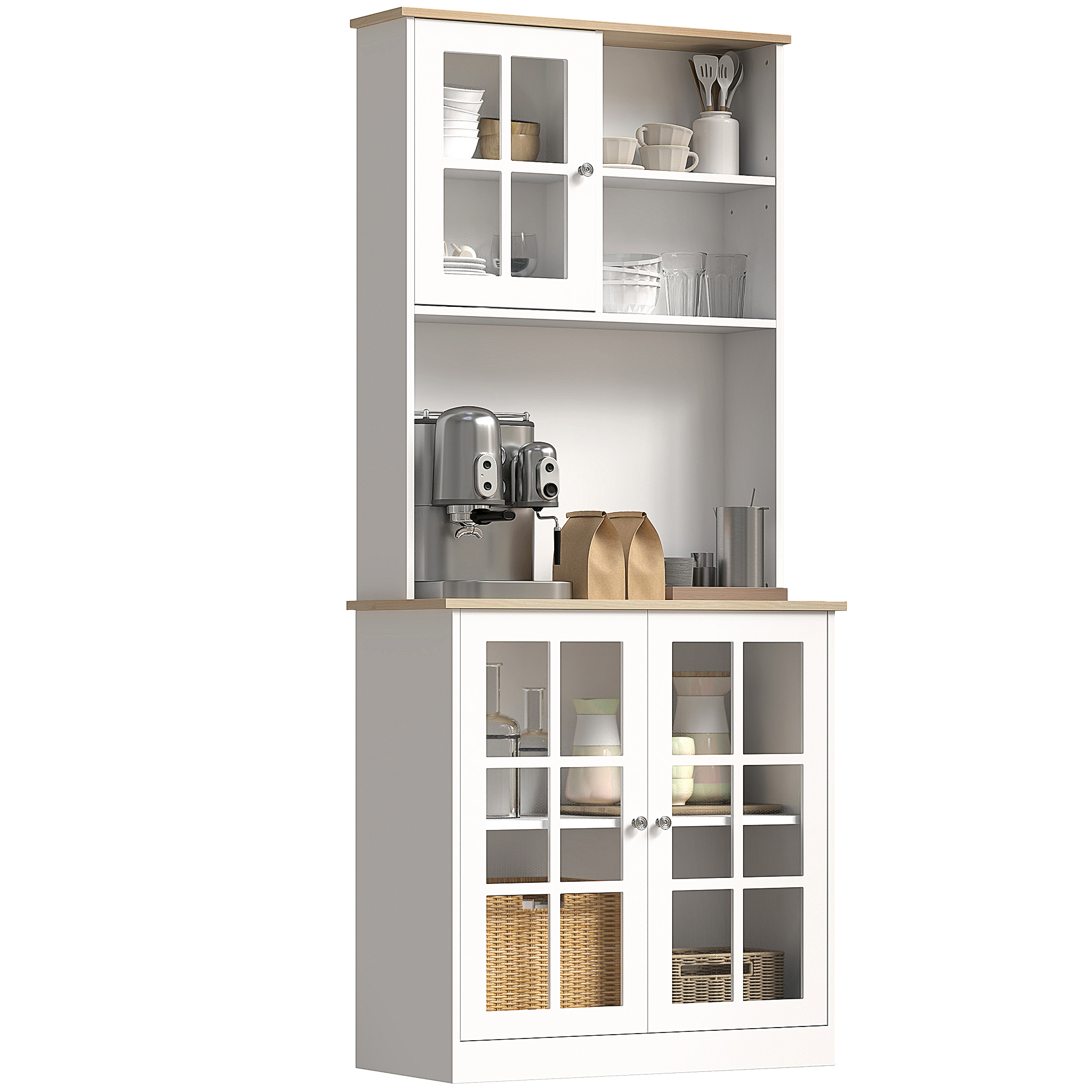 Kitchen Pantry Cabinet, 72