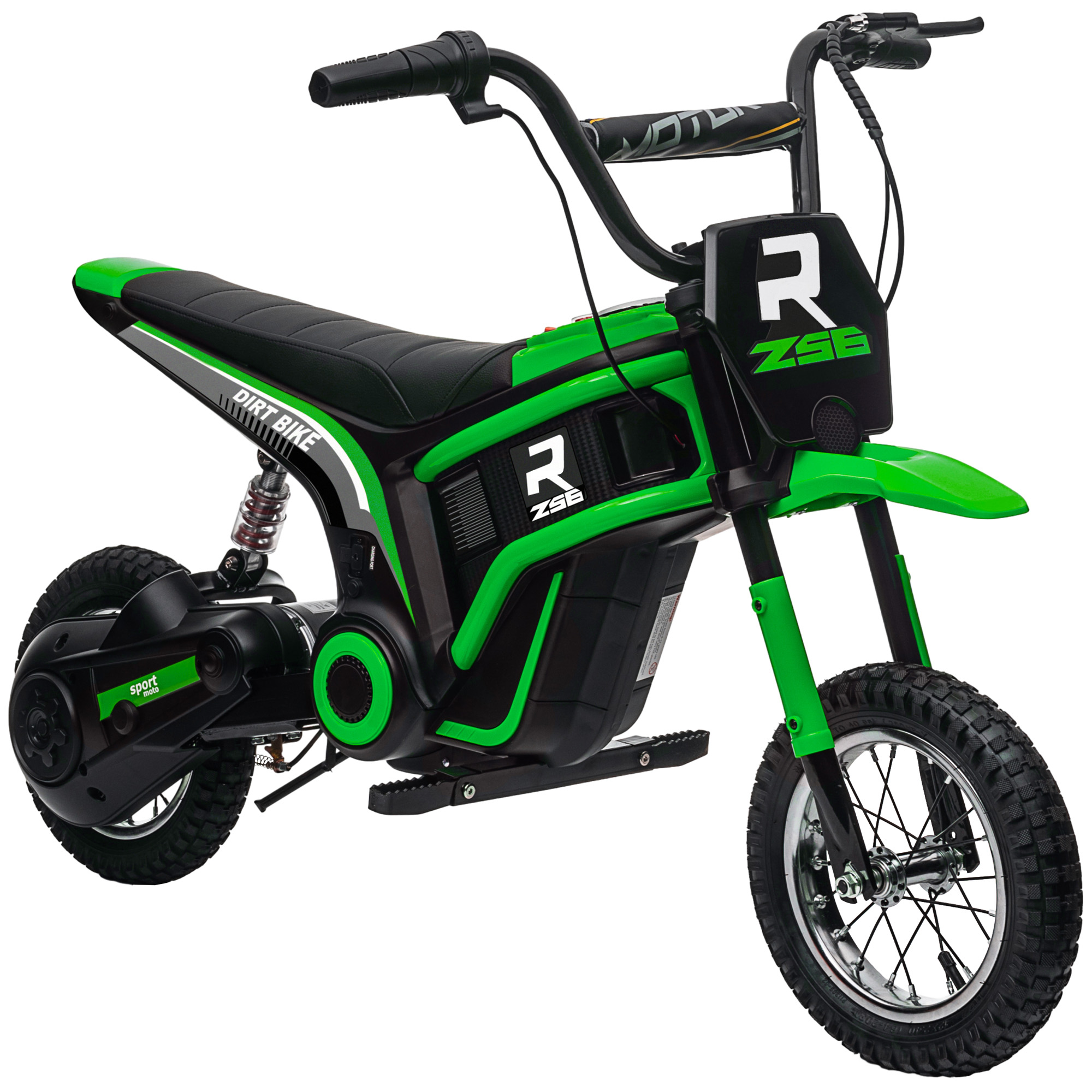 24V 350W Electric Dirt Bike Up to 15 MPH w/ Twist Grip Throttle, Blue (Drop Shipping Only, Not for Amazon)