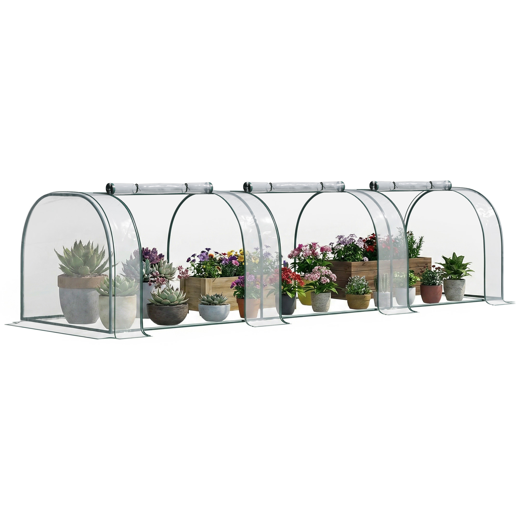 350 x 100 cm Low Tunnel Greenhouse - Clear (Drop Shipping Only, Not for Amazon)