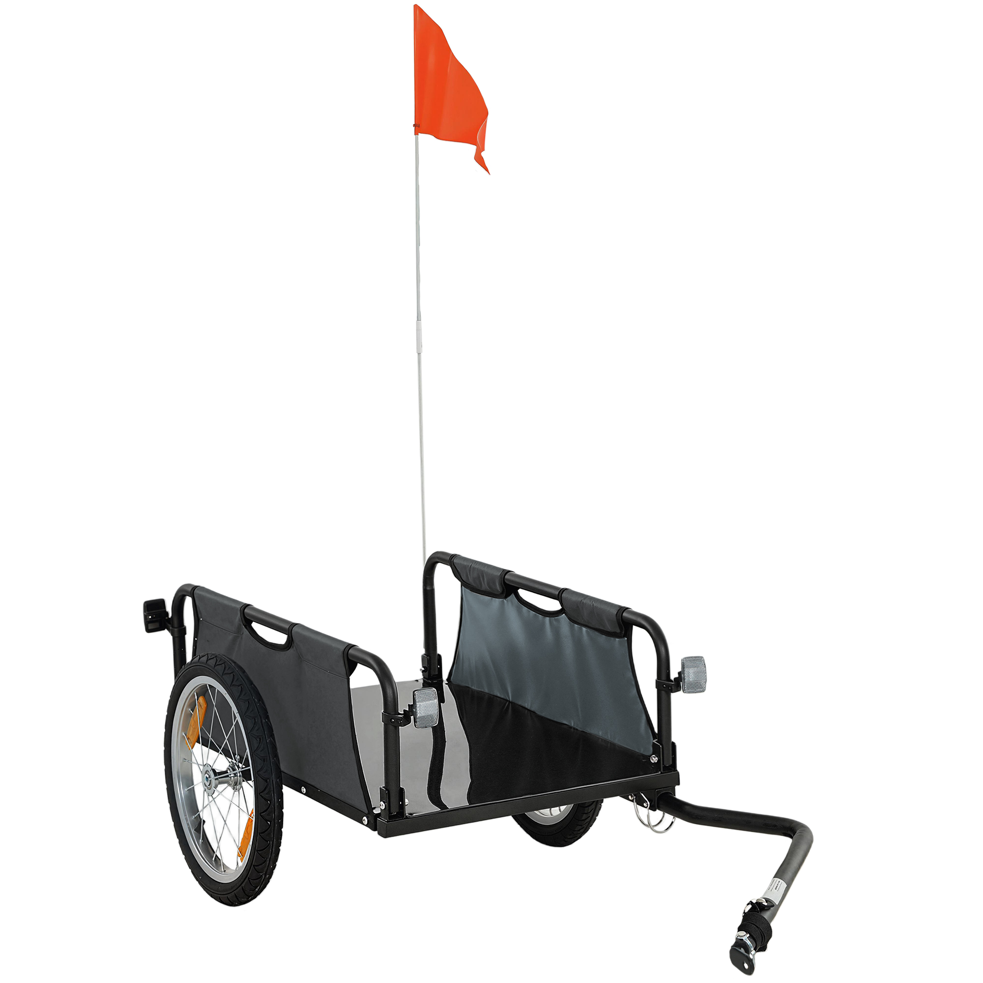 Bike Cargo Trailer, Bicycle Trailer Wagon Cart with Quick Release 16