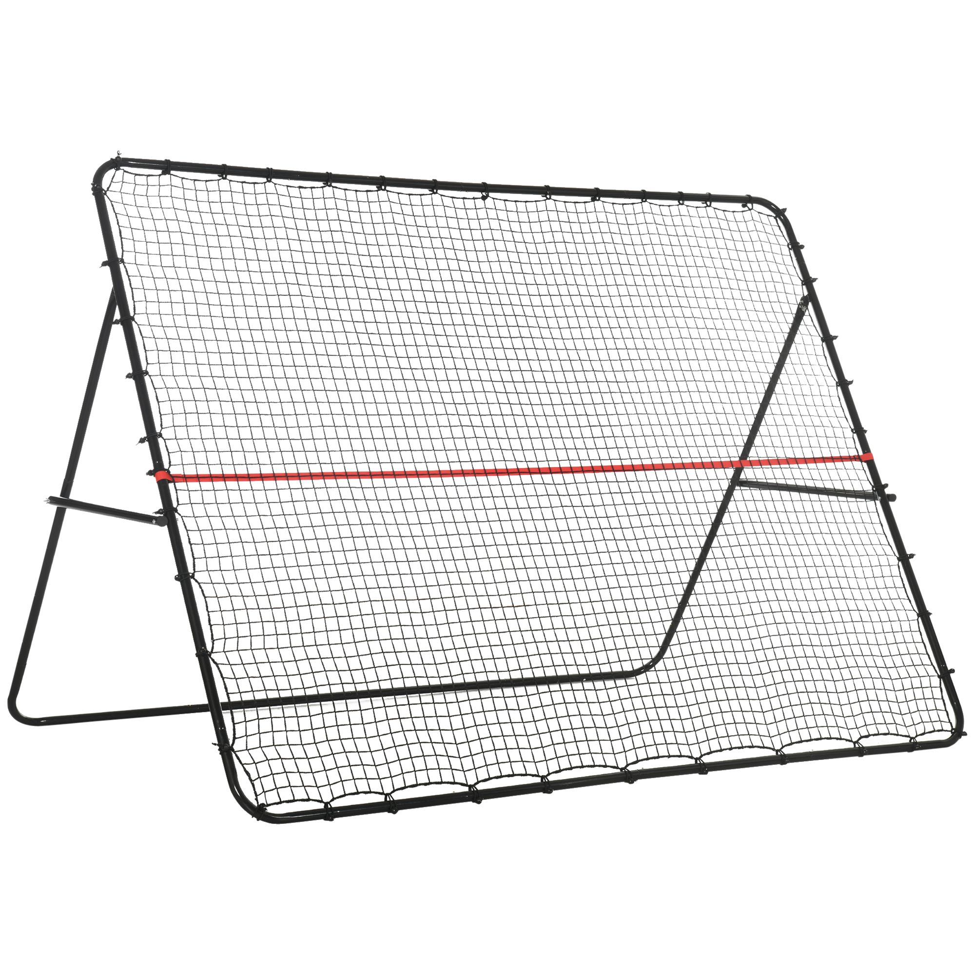 Soccer Rebounder Net, Adjustable and Foldable Multi-Sport Training Bounce Back Net, Target Goal for Soccer Practice and Training, 8.5' x 6.5' (Drop Shipping Only, Not for Amazon)
