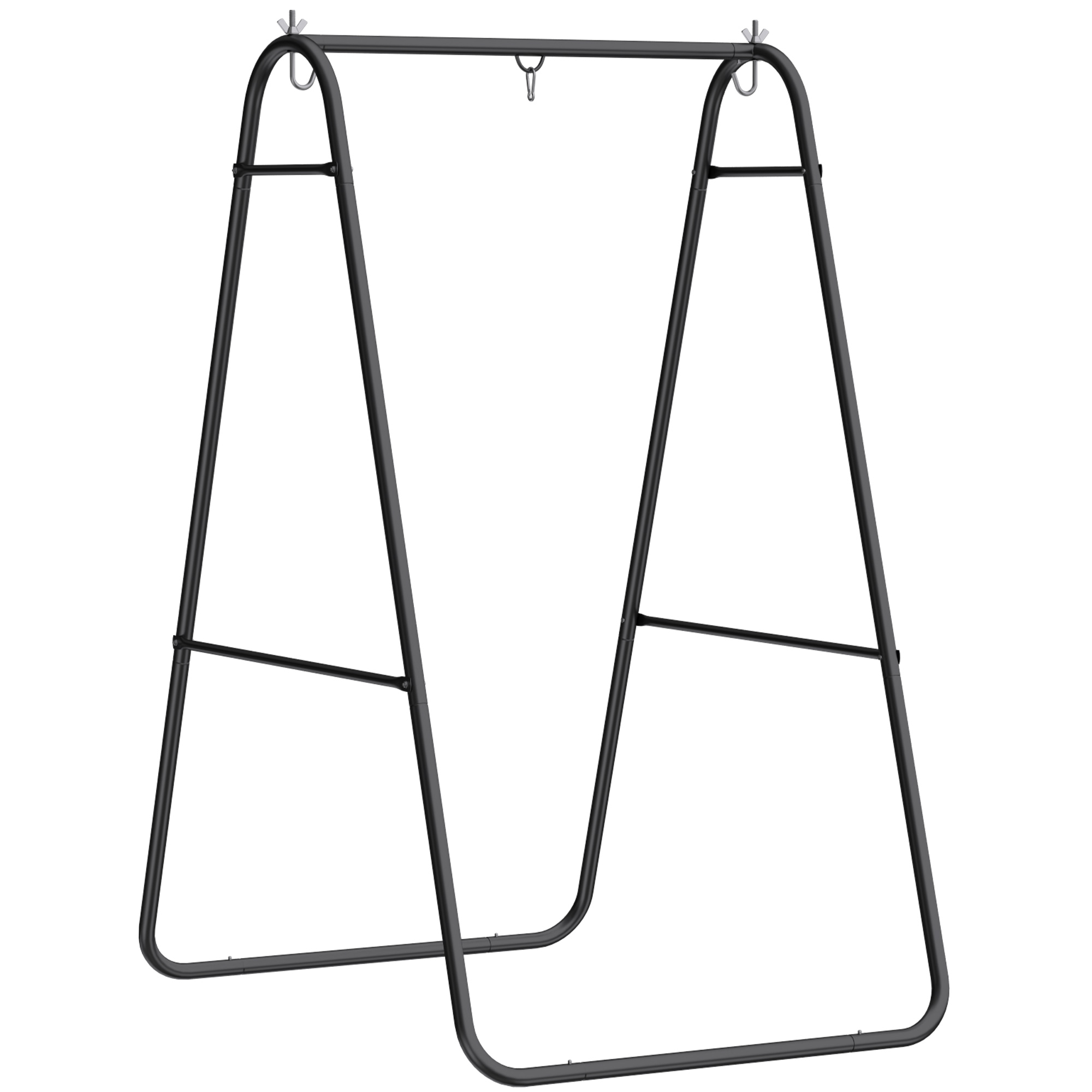 Hammock Chair Stand Only 150KG Load Capacity for Indoor Outdoor, White (Drop Shipping Only, Not for Amazon)