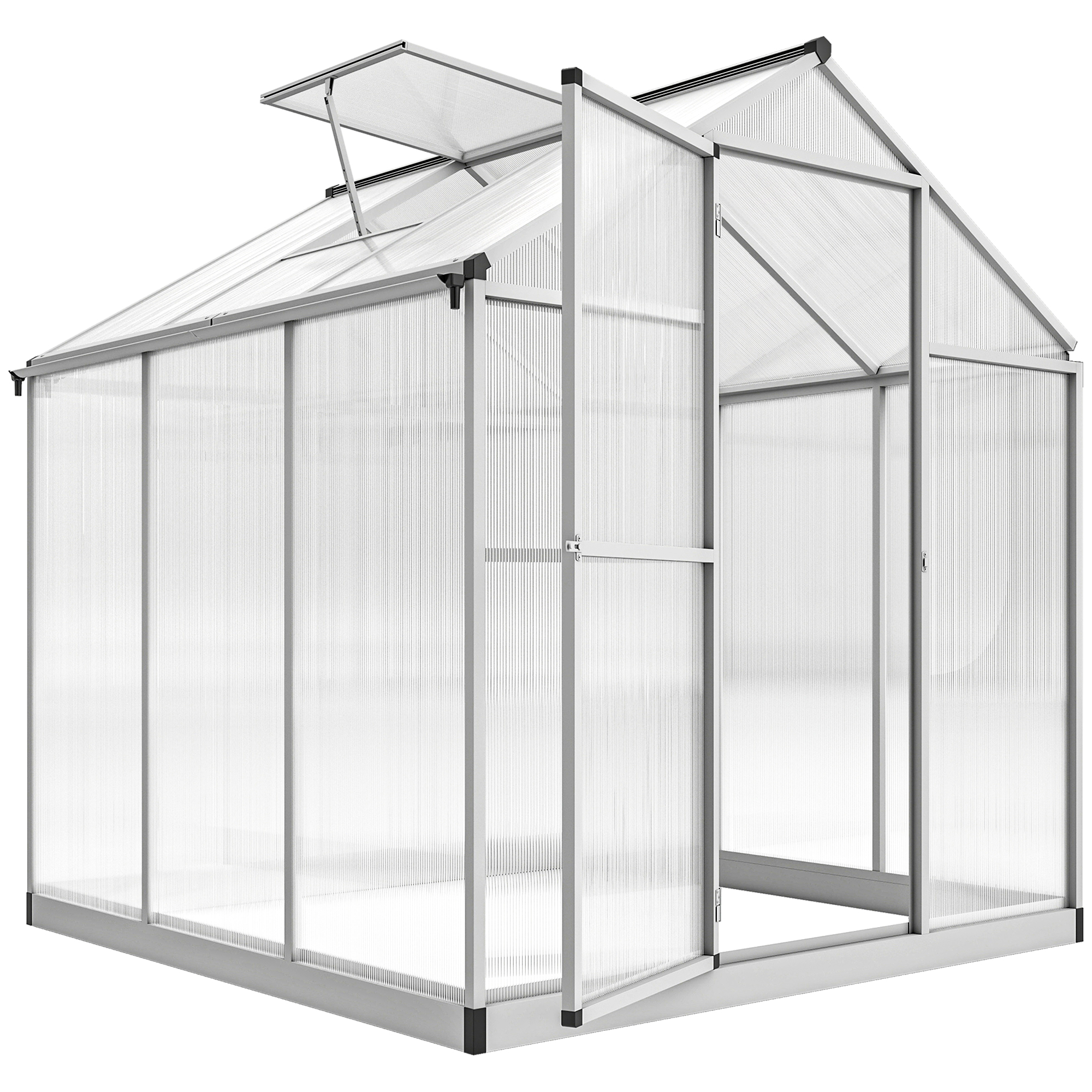 6 x 6ft Aluminium Frame Walk-In Greenhouse (Drop Shipping Only, Not for Amazon)