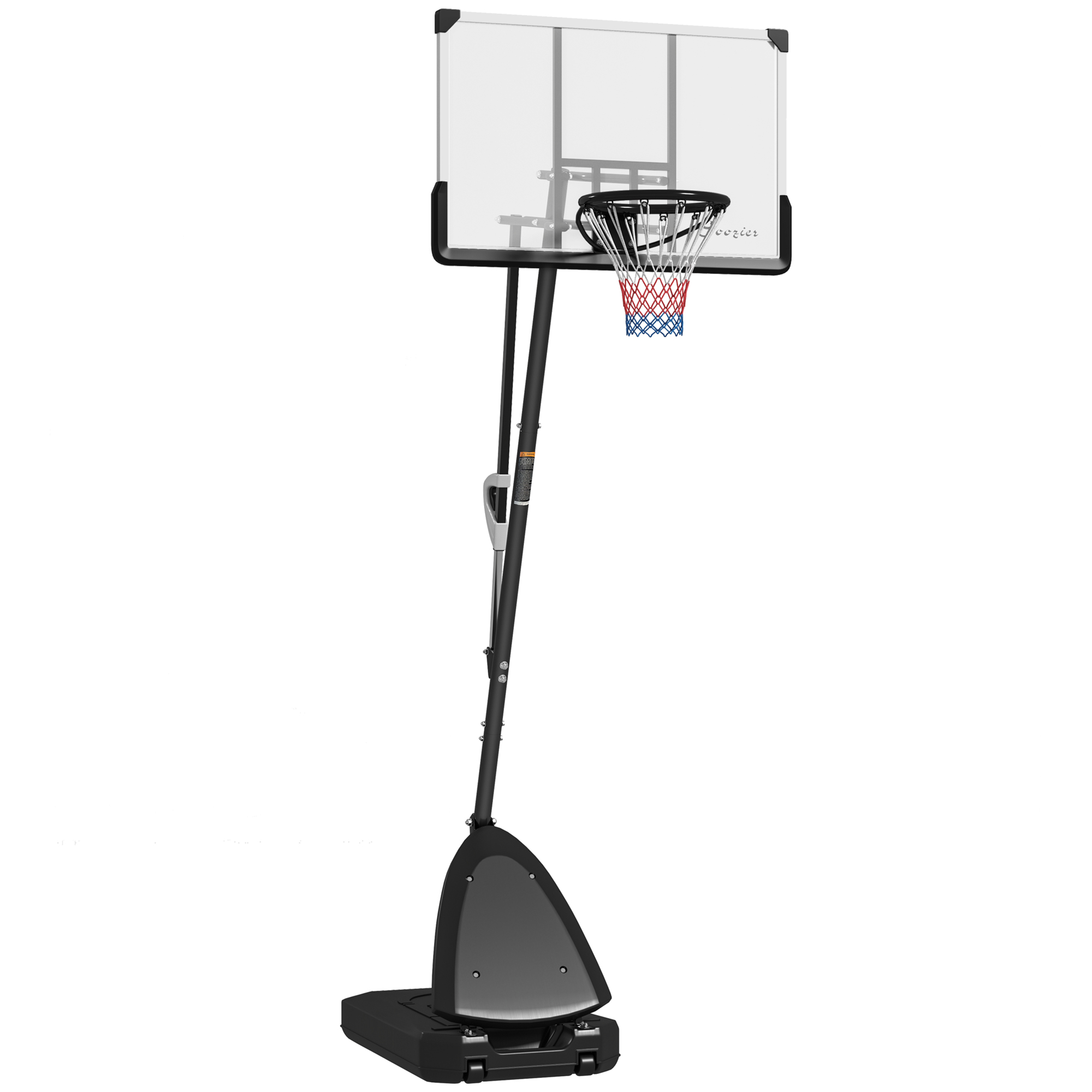 4.9-10' Basketball Stand, Freestanding Basketball System with 44
