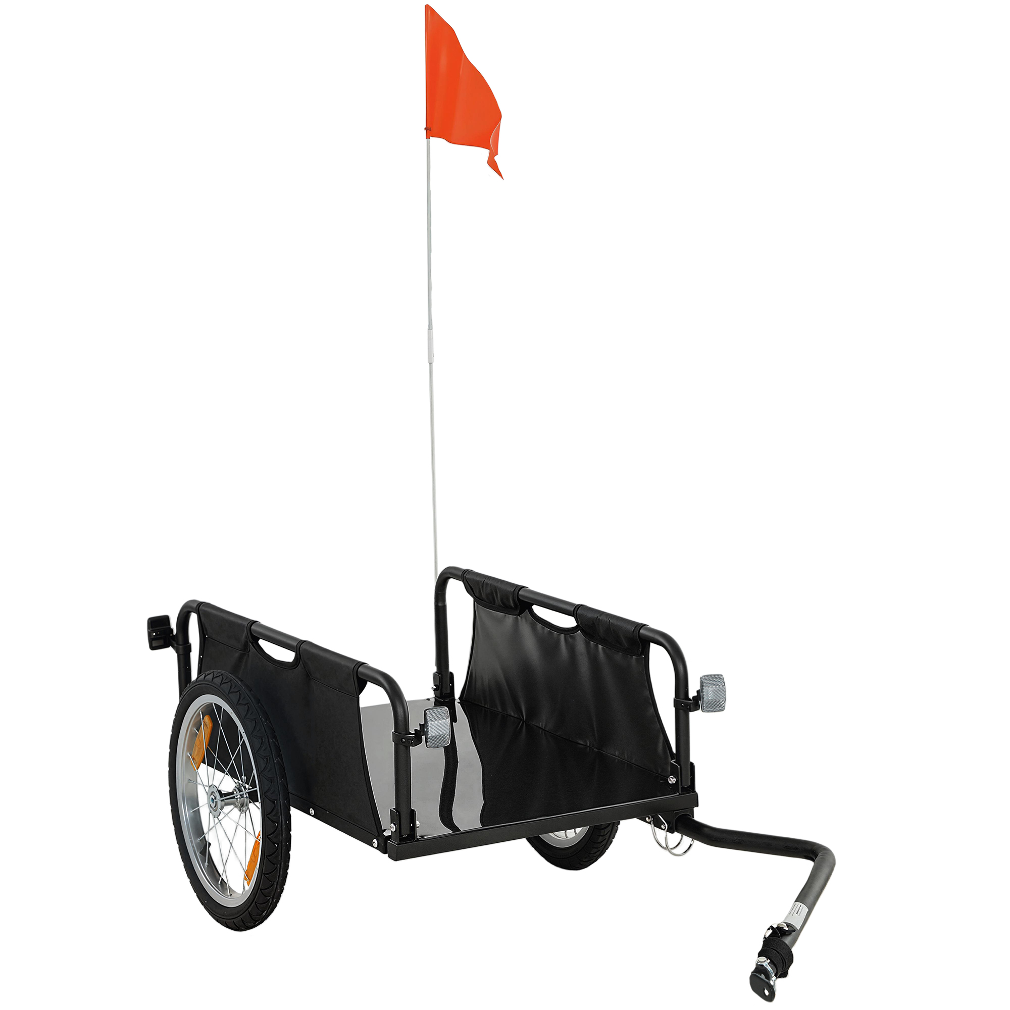 Bike Cargo Trailer, Bicycle Trailer Wagon Cart with Quick Release 16