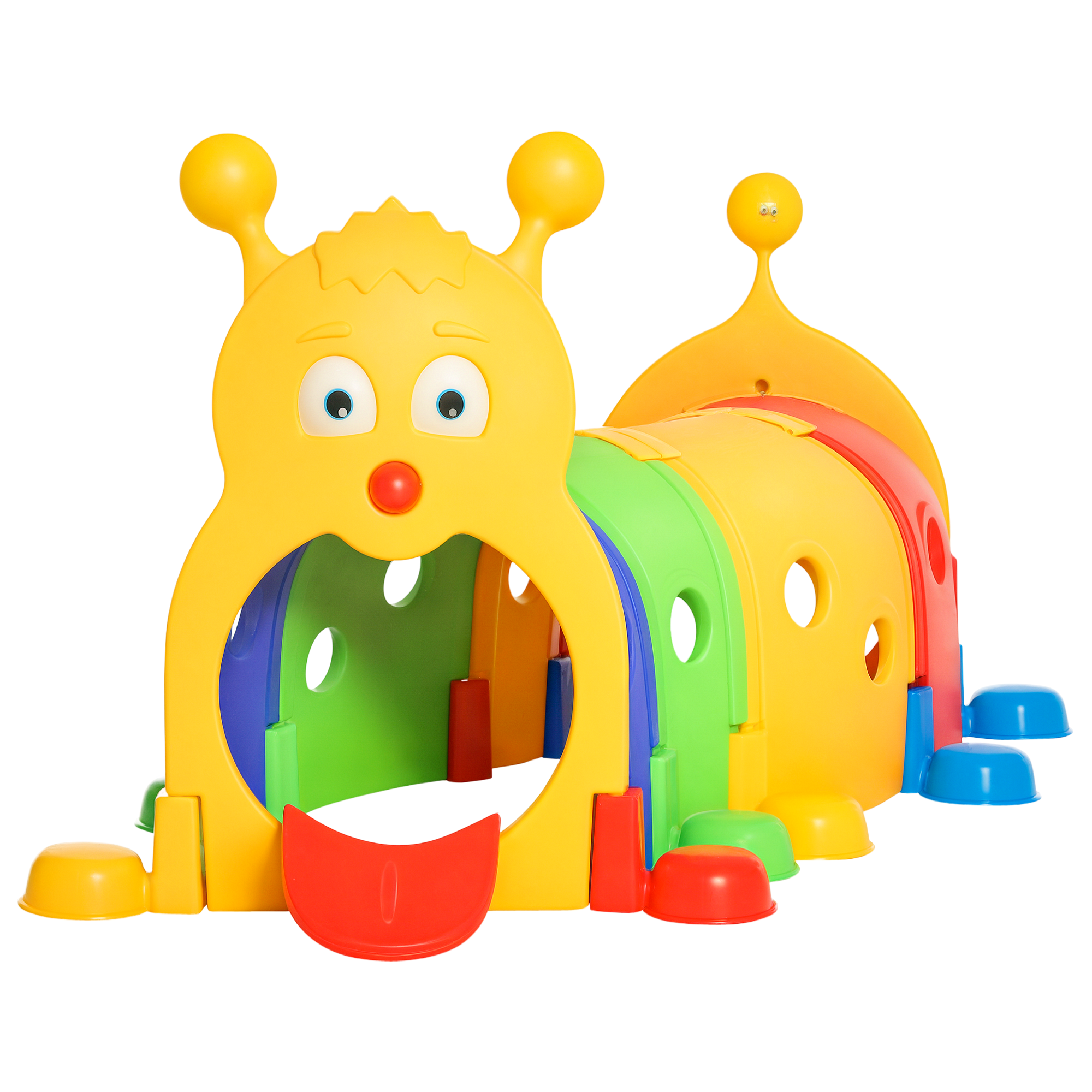 Play Tunnel, Caterpillar Tunnel for Kids, Toddler Play Structure for Ages 3-6 Years, Indoor, Outdoor - Multicoloured (Drop Shipping Only, Not for Amazon)