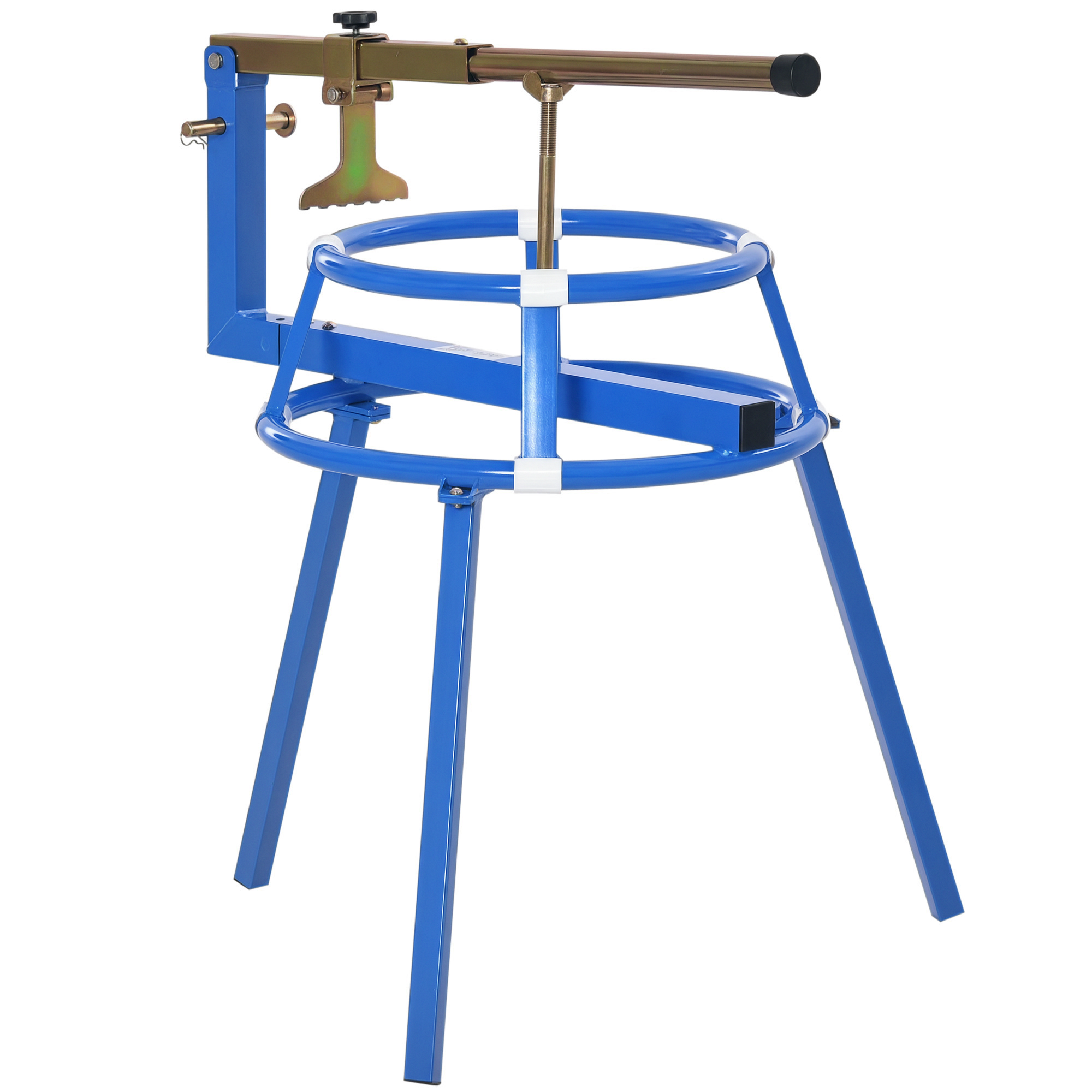 Motorcycle Tire Changing Stand Durable Steel Machine with Adjustable Bead Popper and Leverage Handle for 16