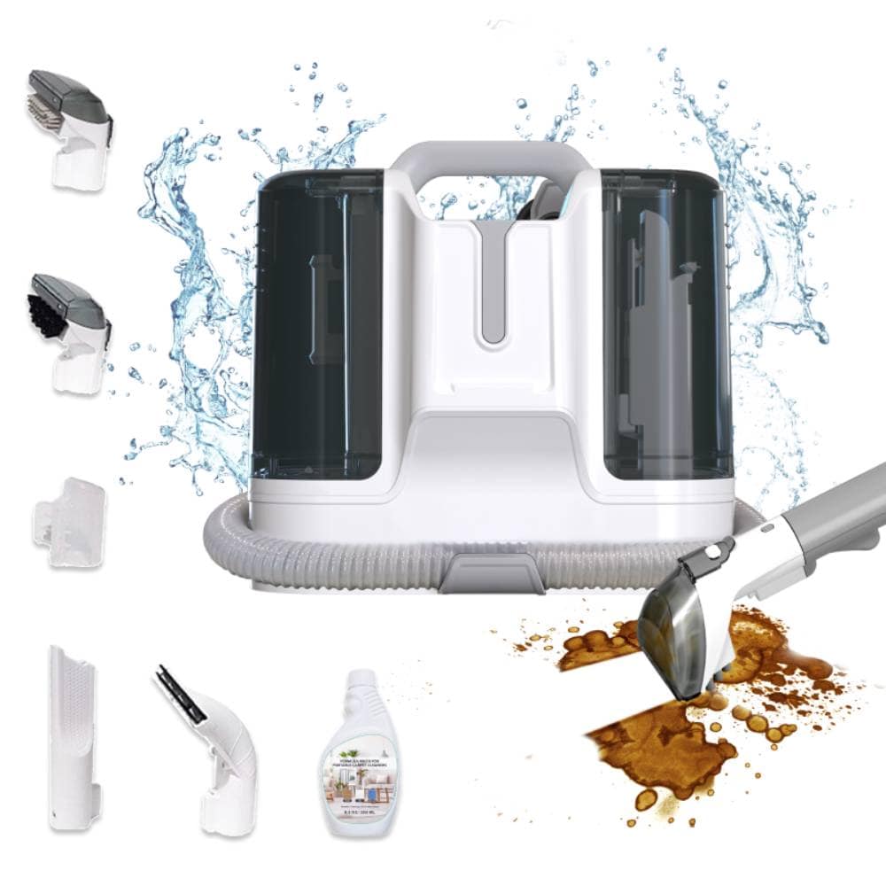 Carpet Cleaner Machine, Upholstery Portable StainRemover, Ordor & Stain & Spot Removr, Perfect for Pet Hair, Carpet, Area Rugs, Car and Coches, Strong