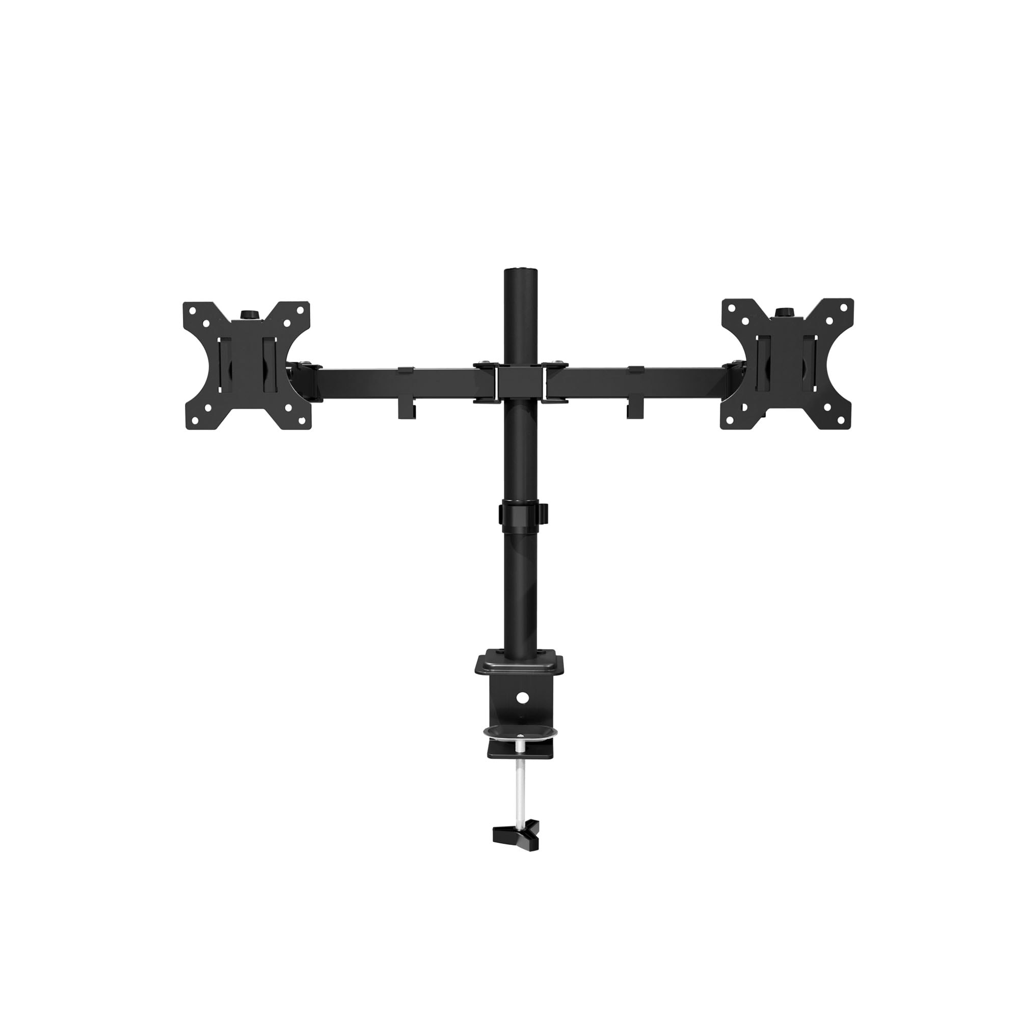 Dual Monitor Desk Mount, Fully Adjustable Dual Monitor Arm for 2 Computer Screens up to 32 inch, Heavy Duty Dual Monitor Stand for Desk, Holds up to 2