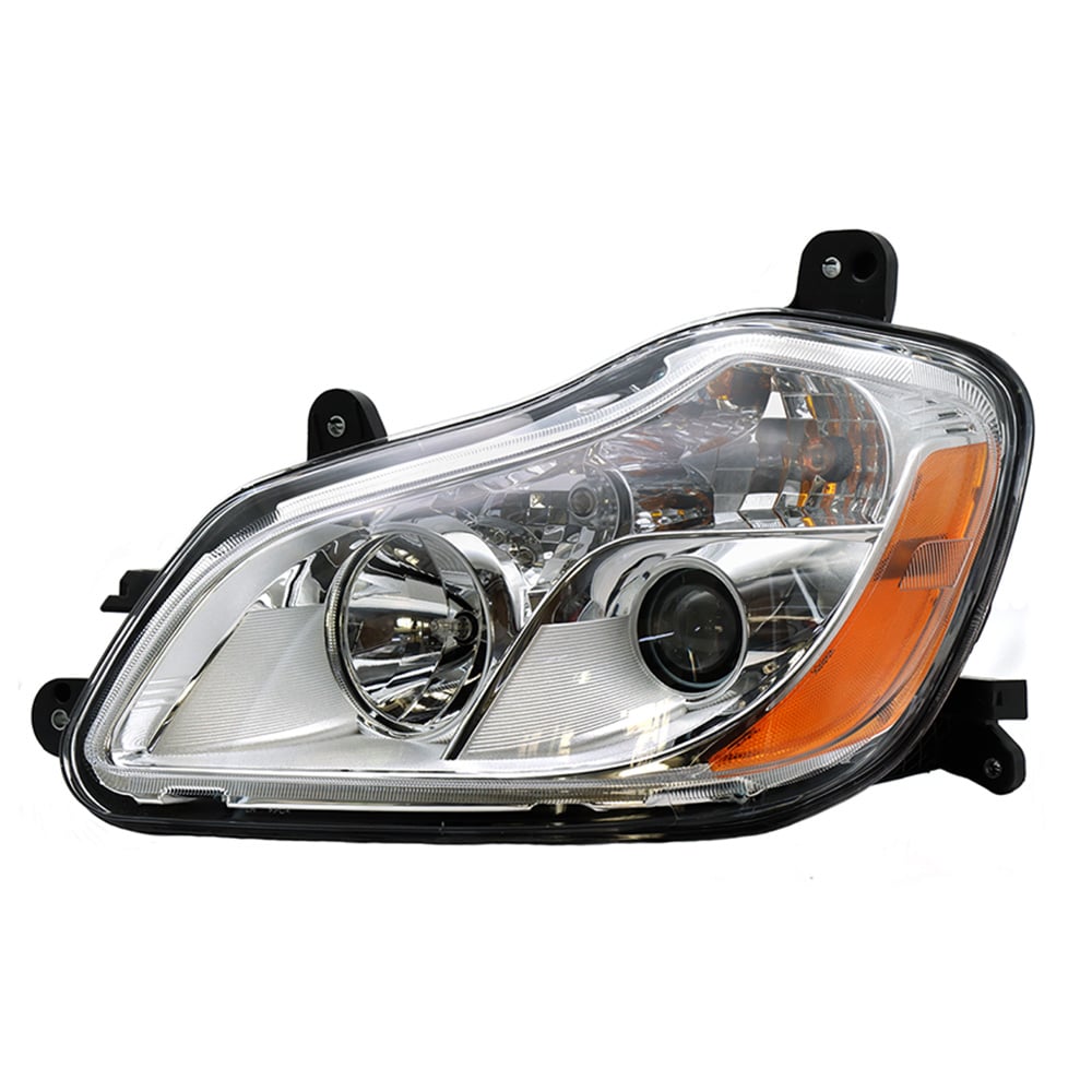 Headlight Assembly Fit for Kenworth T680 2013-2021, Headlights Headlamps Left/Driver Side(White)