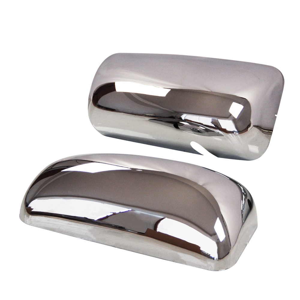 Chrome Door Mirror Covers Fit for KENWORTH T660 T370 T440 T470 T800 T600, Pair Door Mirror Cover Left/Driver Side & Right/Passenger Side
