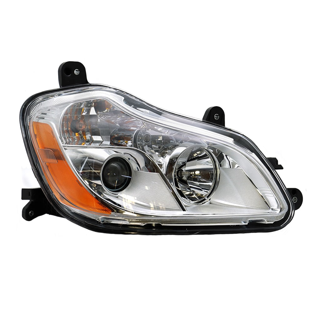 Headlight Assembly Fit for Kenworth T680 2013-2021, Headlights Headlamps, Right/Passenger Side(White)