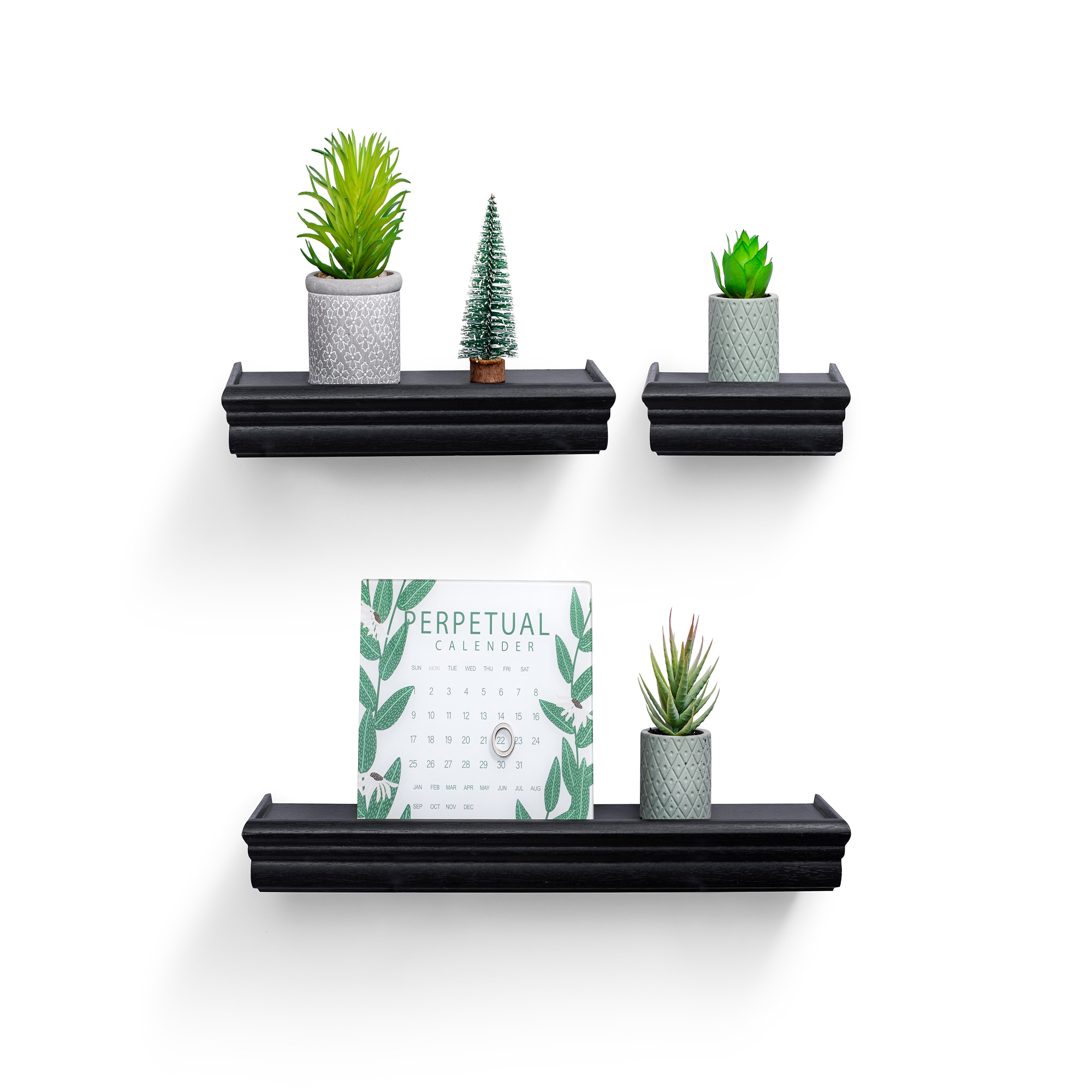 3-Piece Floating Wall Shelves, 17.91