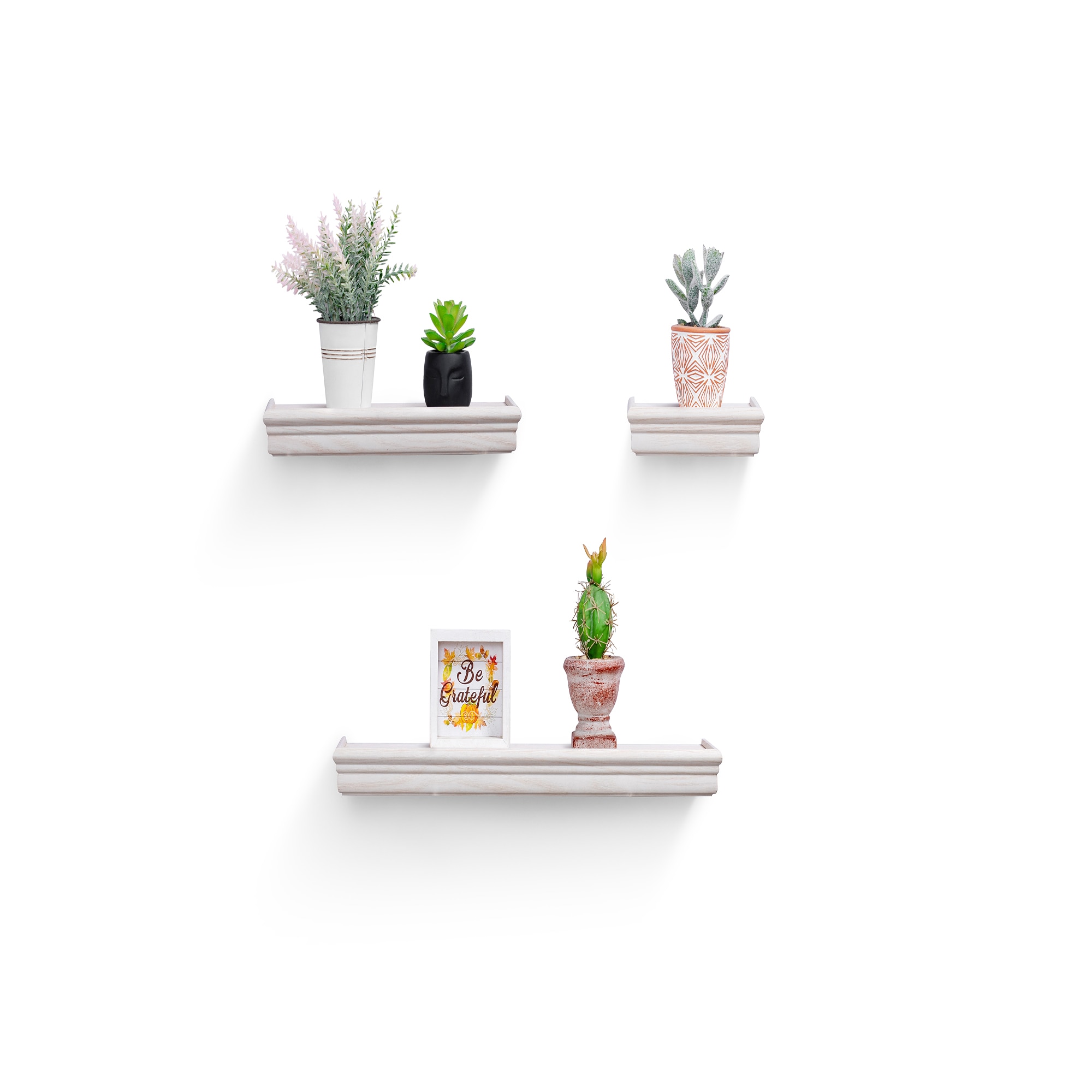 3-Piece Floating Wall Shelves, 17.91