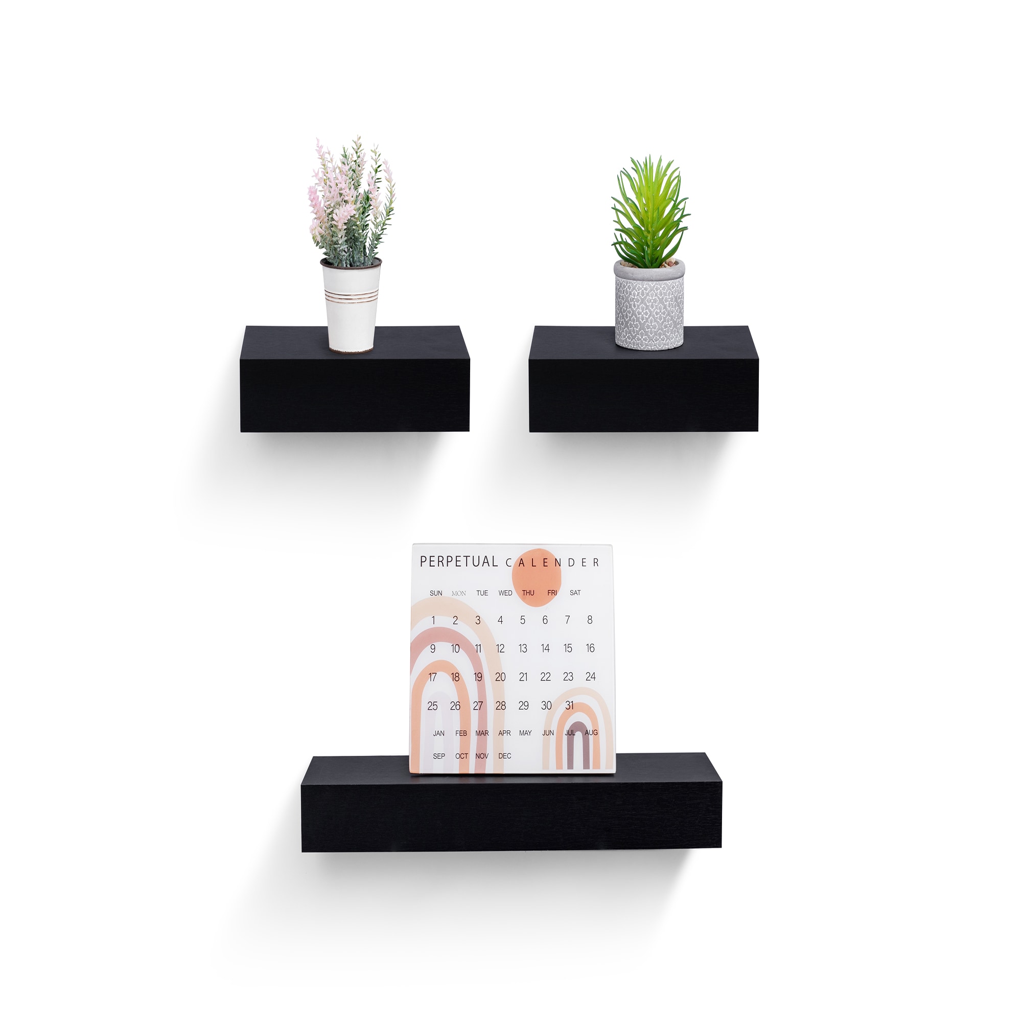 3-Piece Floating Wall Shelves, 18.11