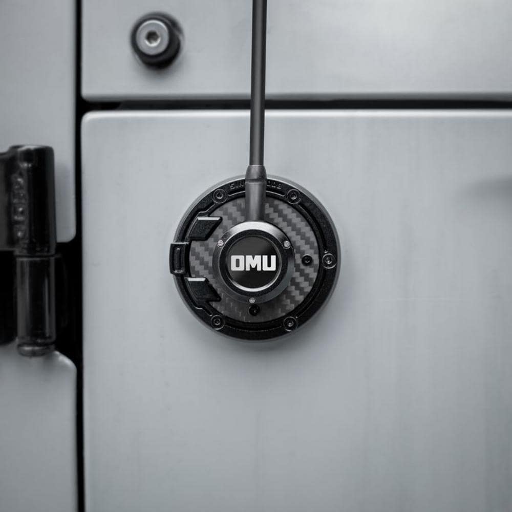 OMU Genesis Series Aluminum Antenna Base Cover For Jeep Wrangler JK JL