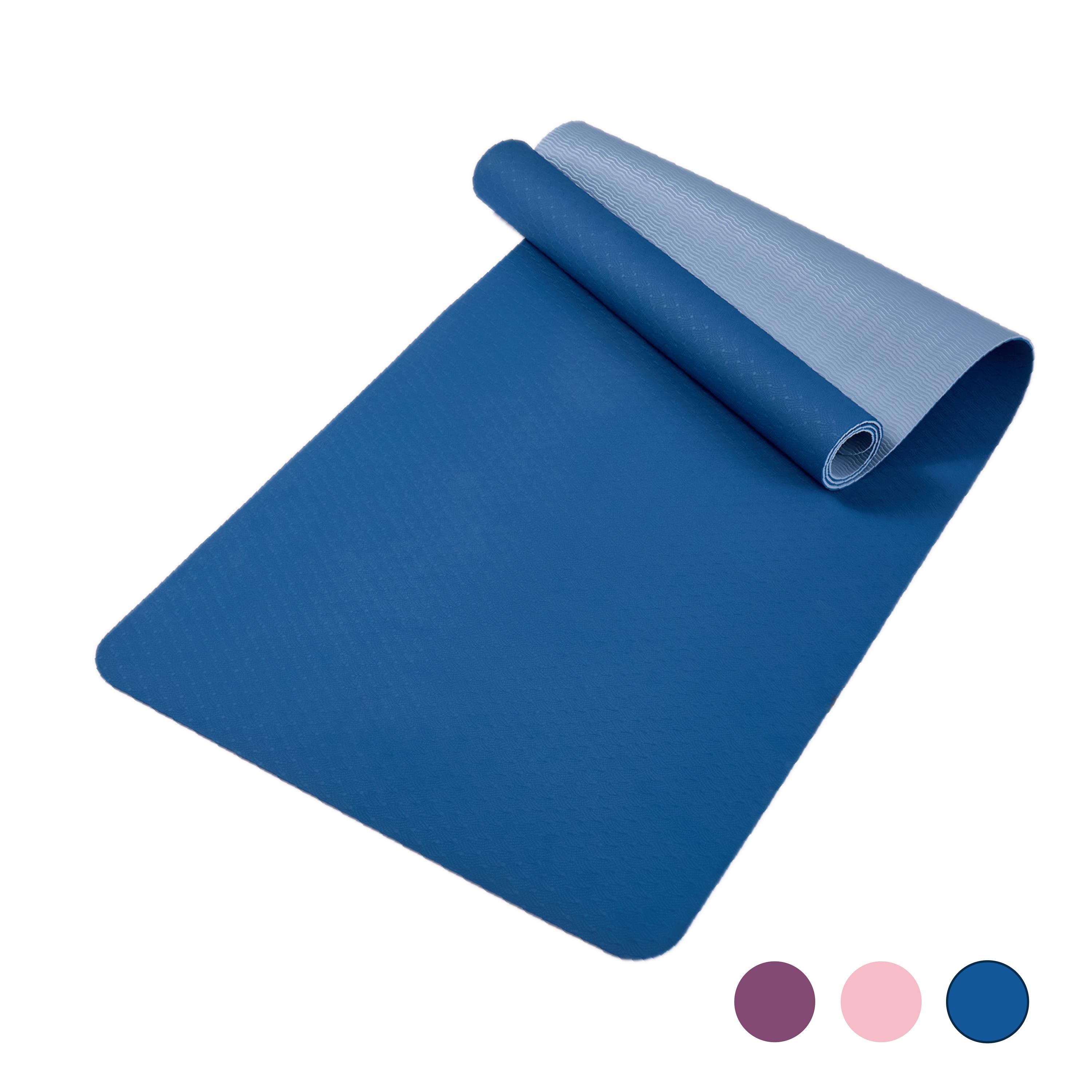Yoga Mat, Exercise Yoga Mat with Non-Slip Design, Professional TPE Exericise Mat, 72
