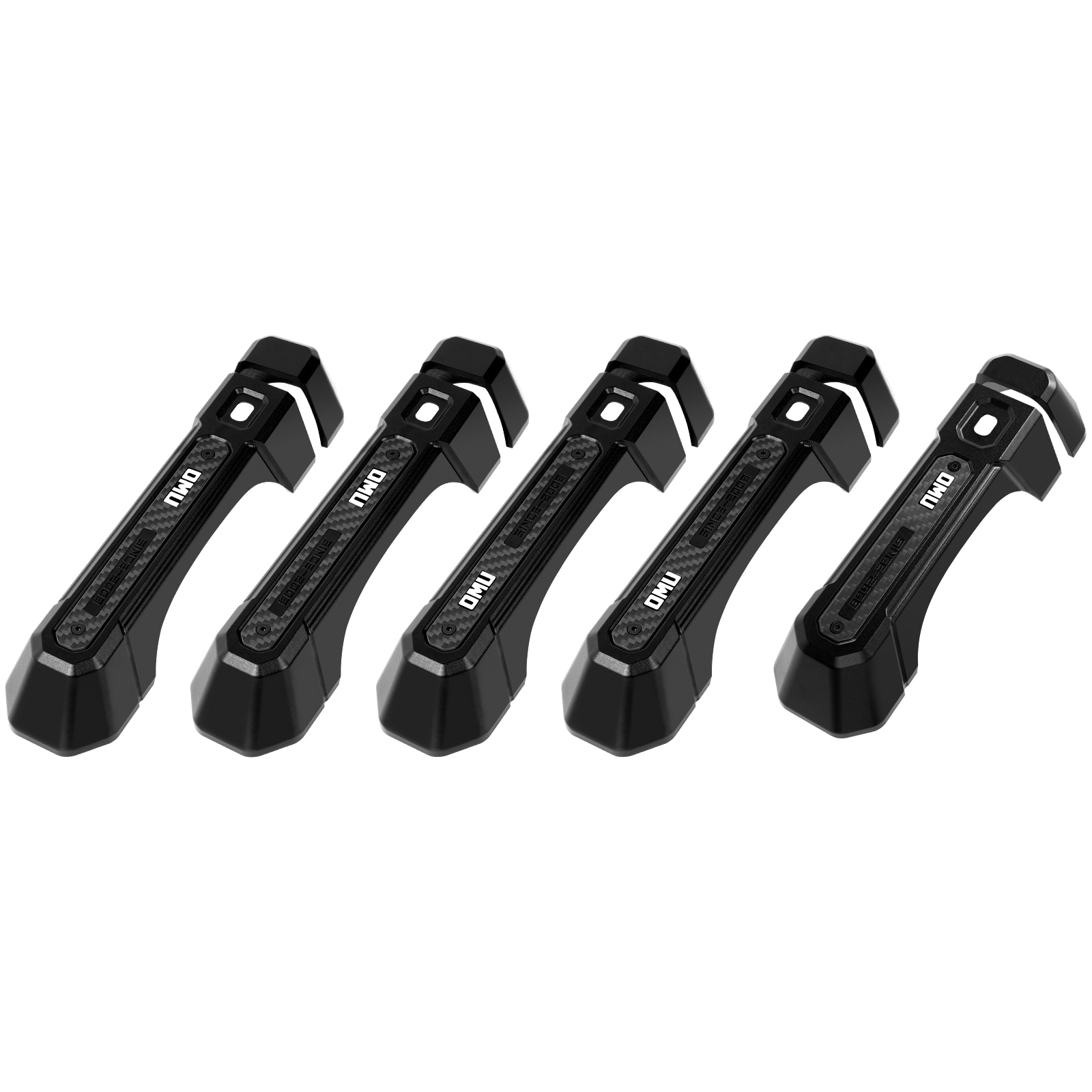 OMU Genesis Series Aluminum Door Handle Cover For Jeep Wrangler JL 4 Doors 5 pcs