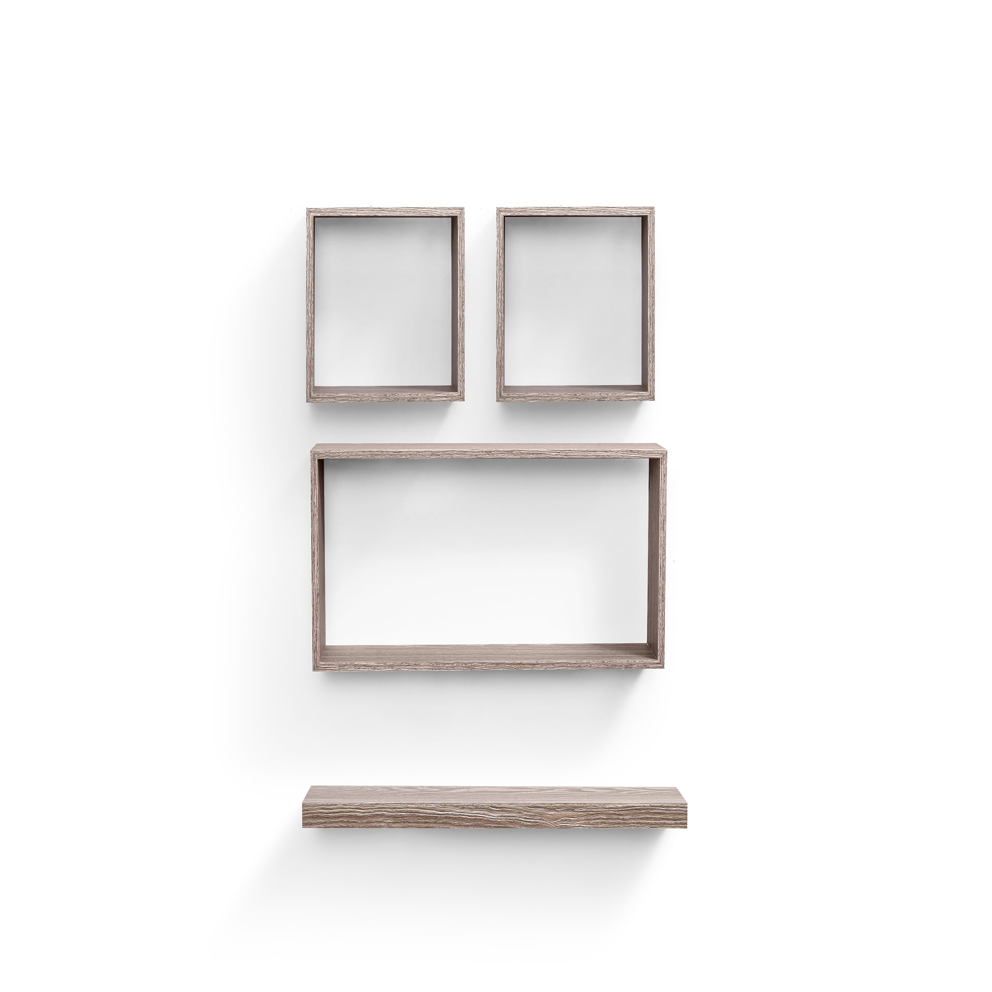 4-Piece Floating Wall Shelves, 17.72
