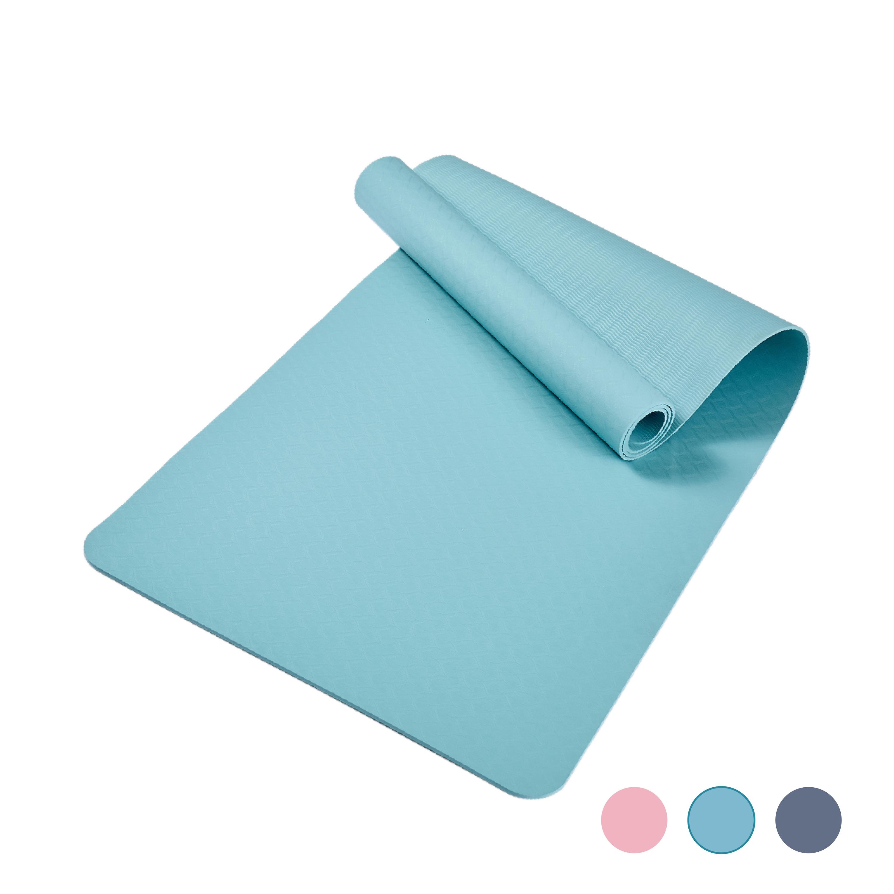 Yoga Mat, Exercise Yoga Mat with Non-Slip Design, Professional TPE Exericise Mat, 72