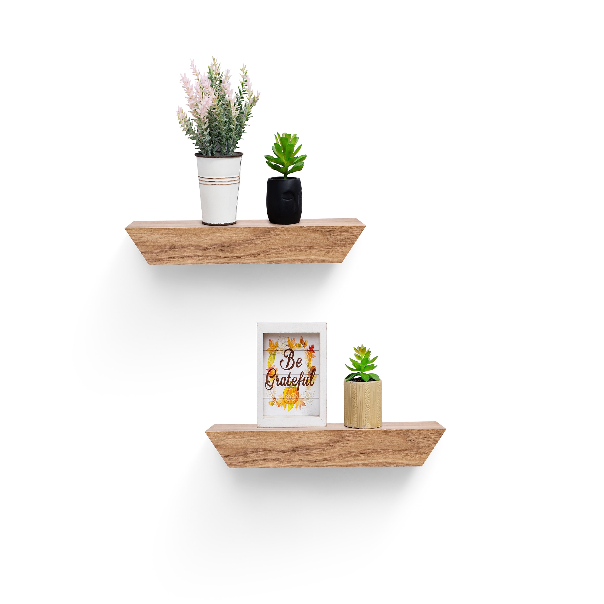 2-Piece Floating Wall Shelves, 11.81