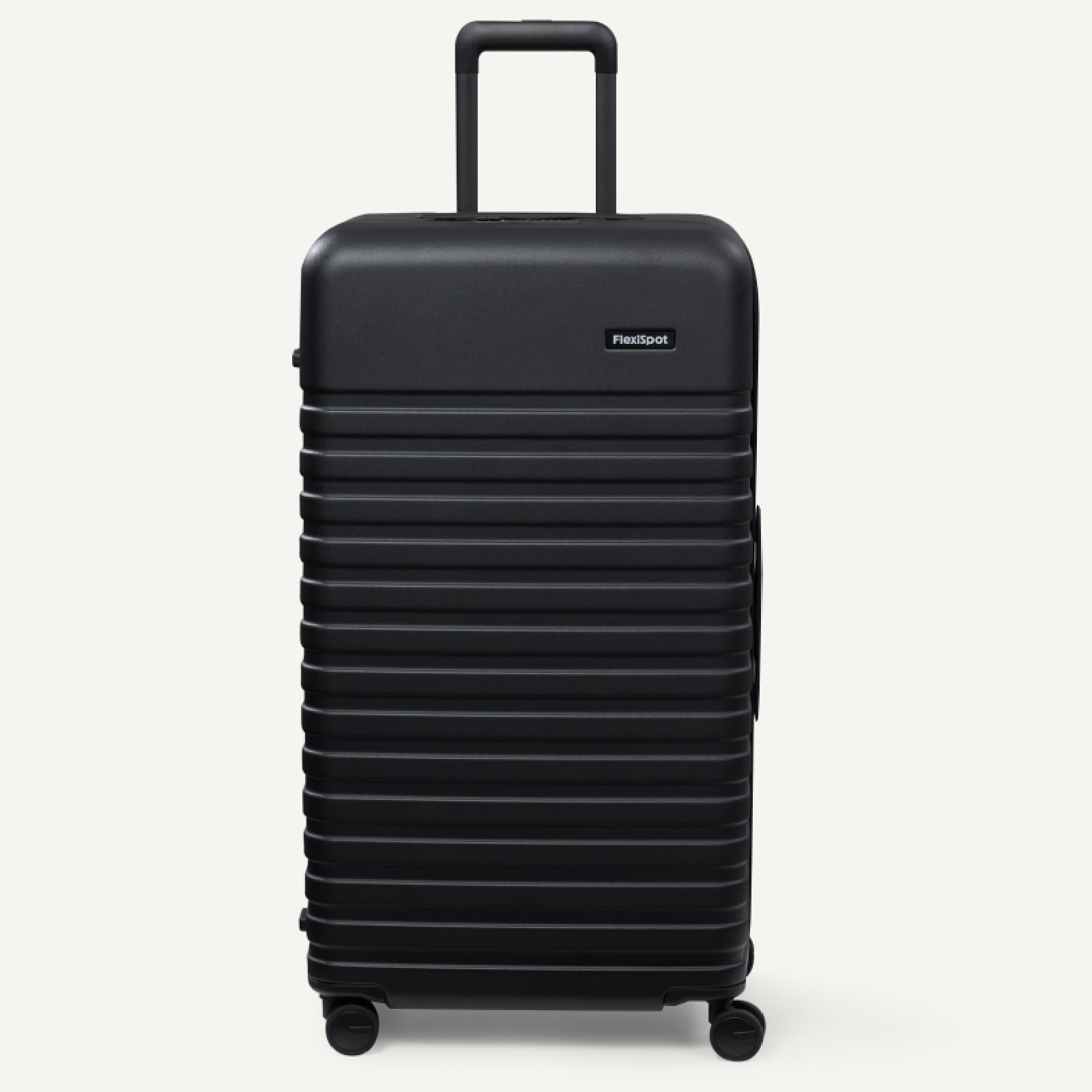 FlexiSpot PC Hardside Expandable Luggage with Spinner Wheels, Black, 32-Inch