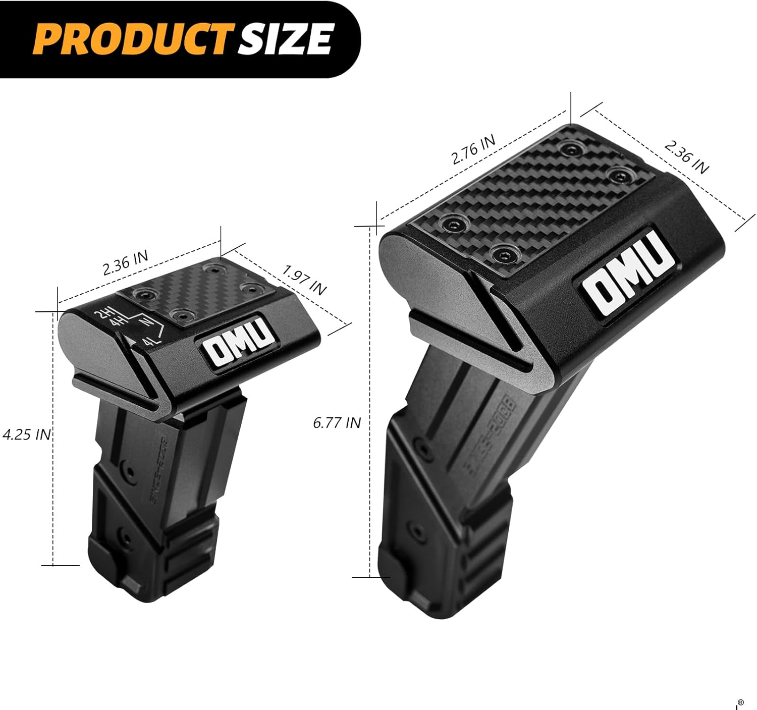 OMU Genesis Series Gear Lever Shift Knob For Jeep Wrangler 2011-2017 JK