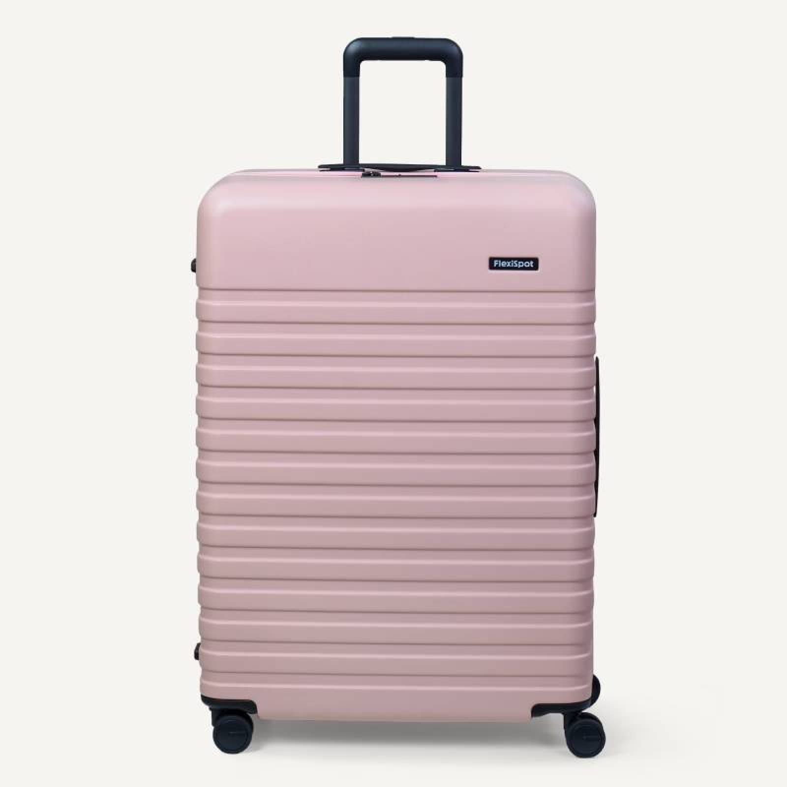 FlexiSpot PC Hardside Expandable Luggage with Spinner Wheels, Pink, 28-Inch