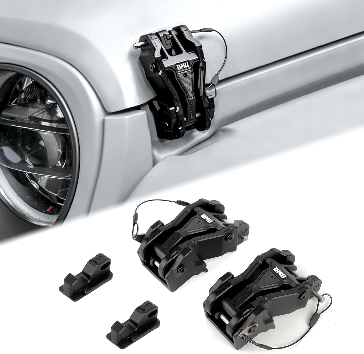 OMU Genesis Series Hood Catch Hood Lock For Jeep Wrangler JL