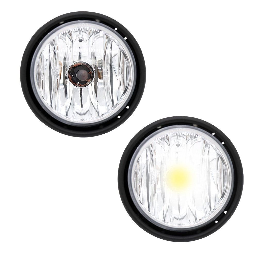 Fog Lights Replacement With Bulbs Fit For Freightliner Columbia 2000-2015 Passenger & Driver Side Front Fog Light Lamp Fit for Freightliner Century A 