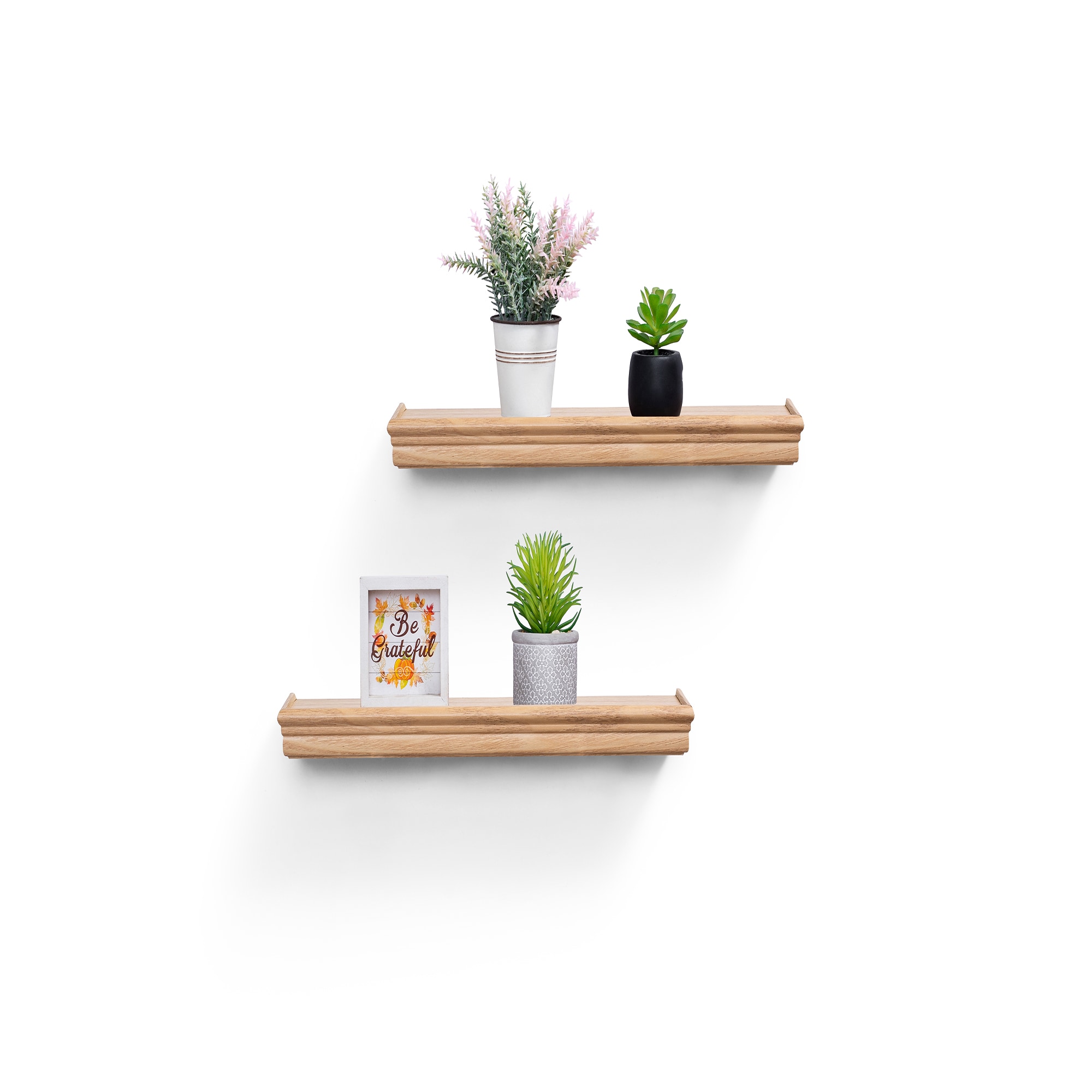 2-Piece Floating Wall Shelves, 17.91