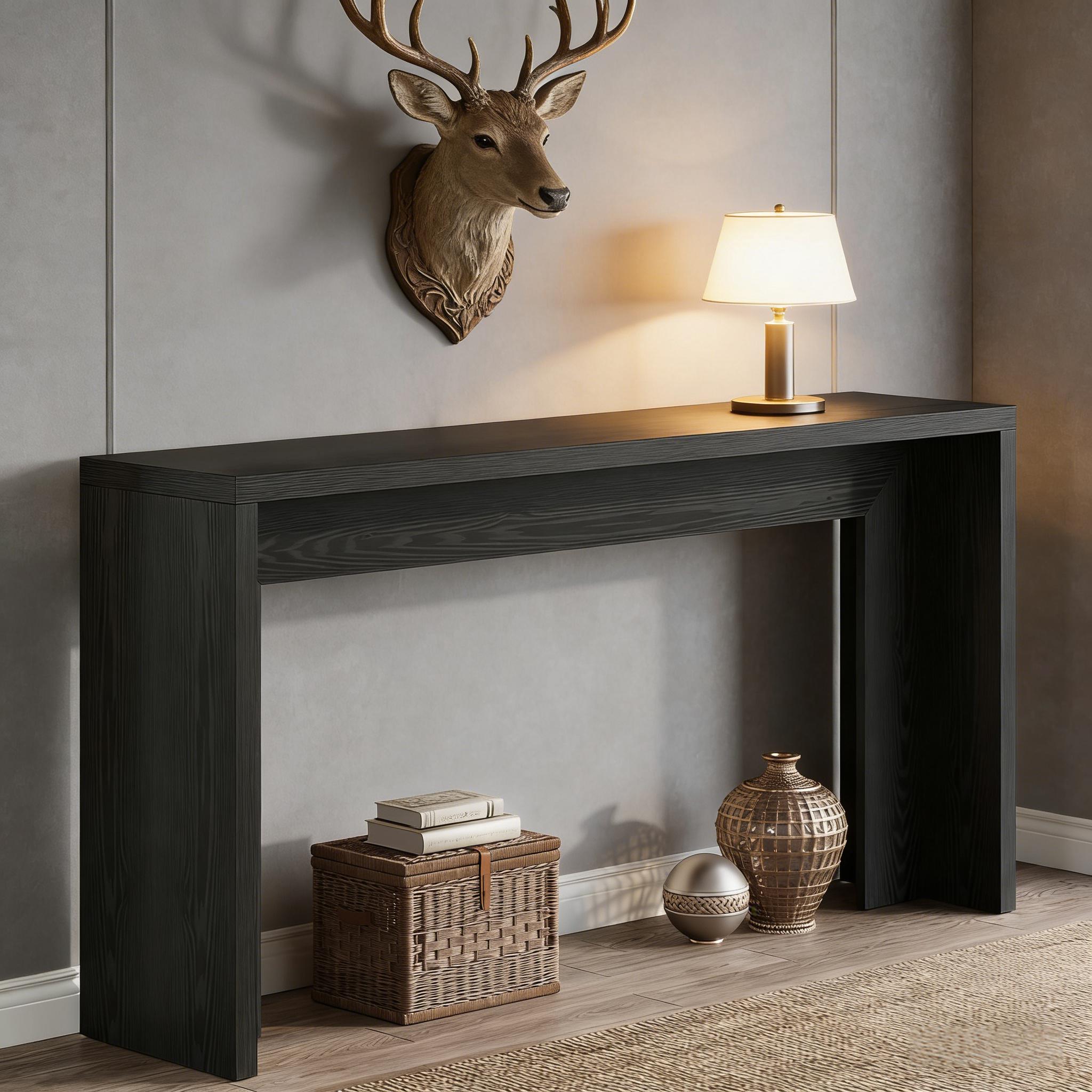 Rustic Console Table, Farmhouse Sofa Table Hallway Table
