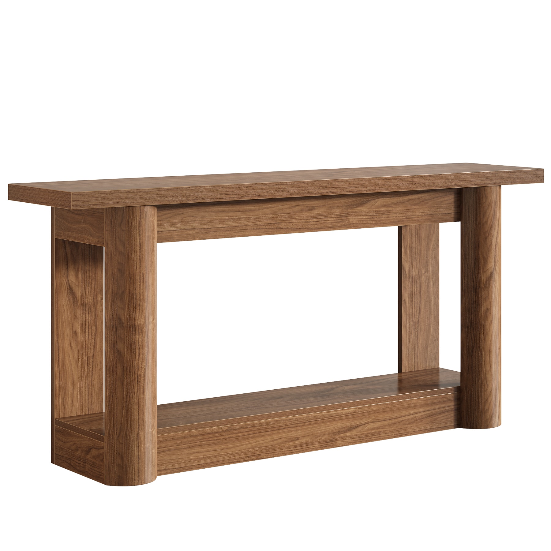 Console Table, 2-Tier Farmhouse Entryway Sofa Table