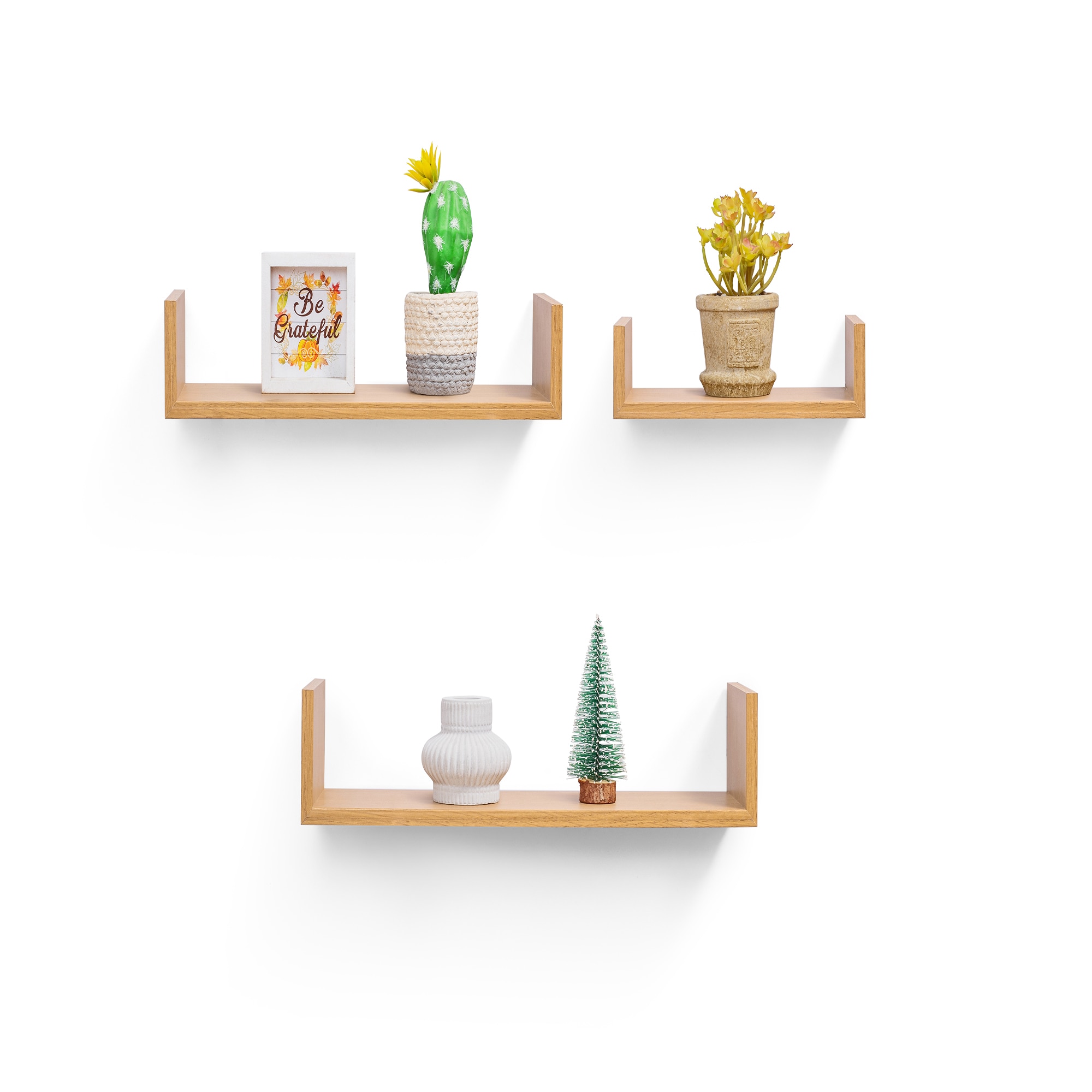 3-Piece Floating Wall Shelves, 13.98