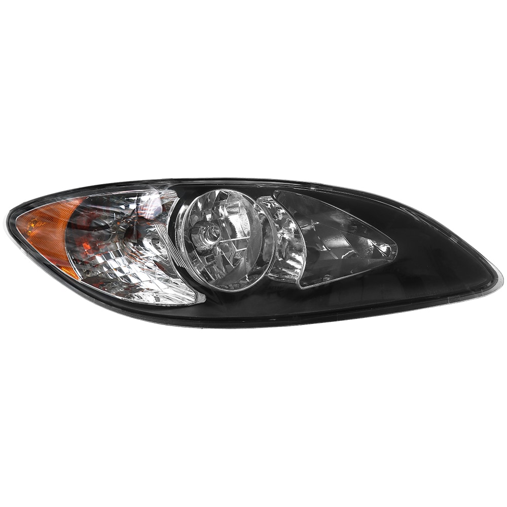 Headlights Assembly Fit for 2008-2016 International ProStar,Halogen Headlamps Assembly, Right Passenger Side(Black)