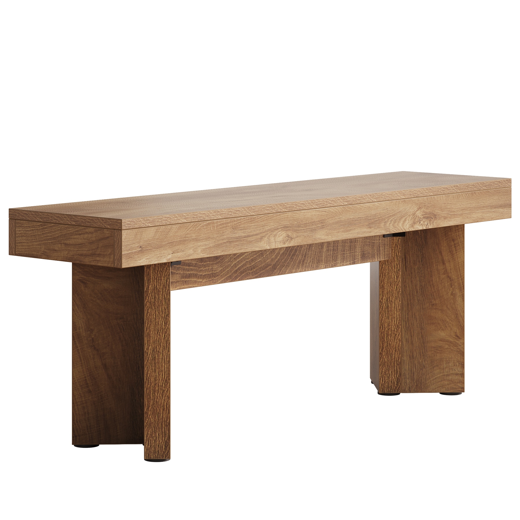 Kitchen Table Bench, Farmhouse Dining Bench with Sturdy Frame