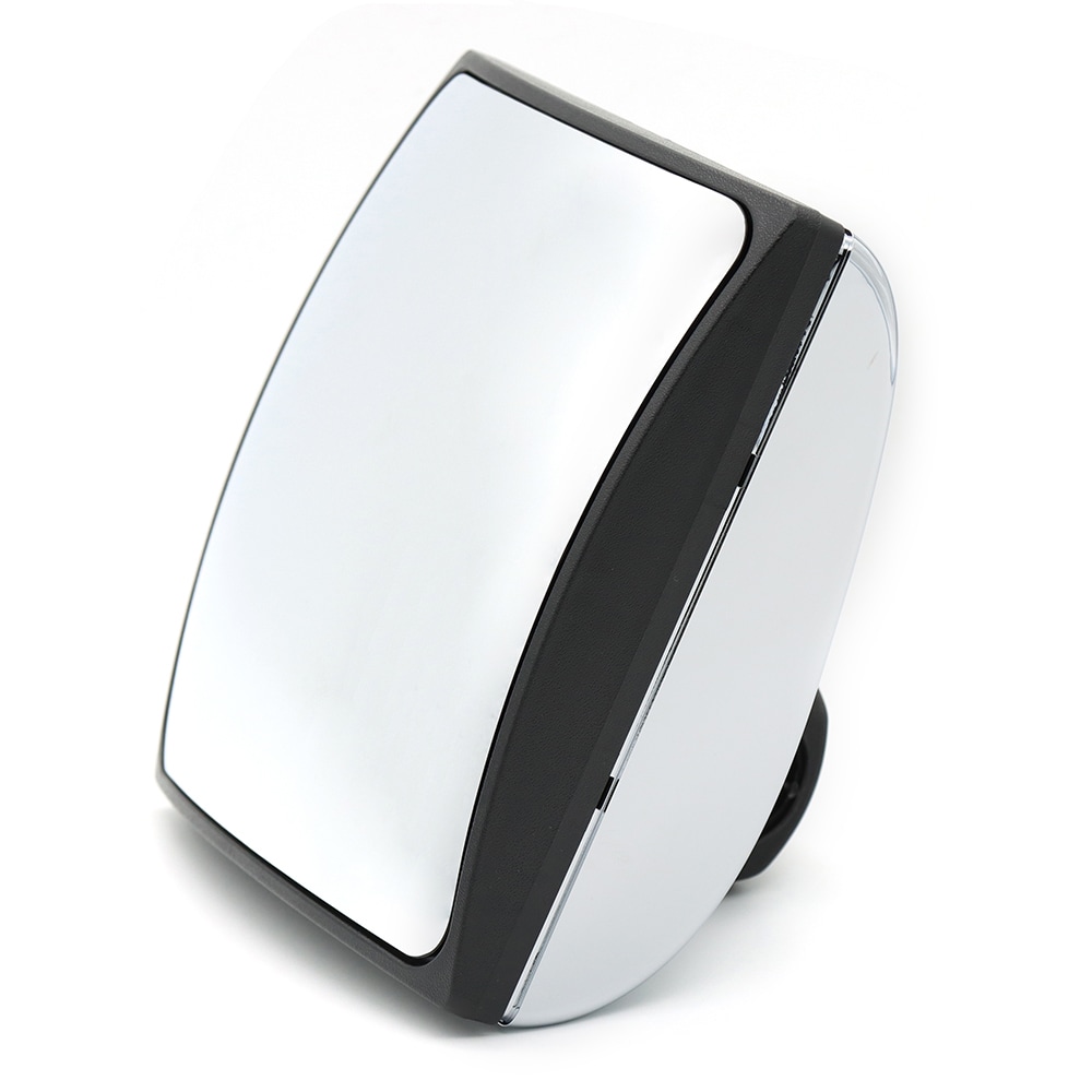 Chrome Square Convex Hood Mirror Head Fit for 2002-2018 International ProStar/DuraStar/TranStar/WorkStar, Sold As One Pcs, Universal Side