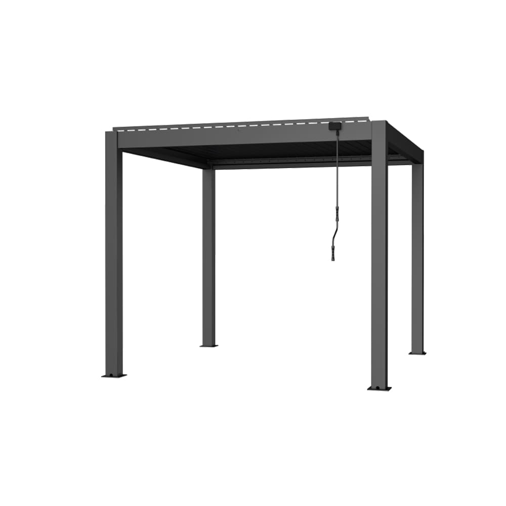 Pergola,Manual Outdoor Louvered Sun Shade, Combined Shutter & Canopy for Indoor & Outdoor Spaces