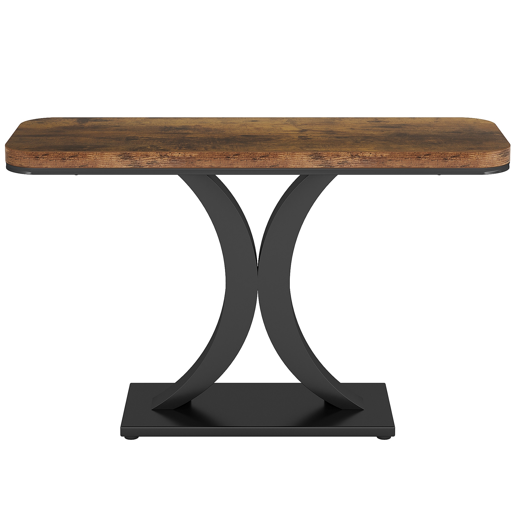 Console Table, Industrial Console Table for Living Room