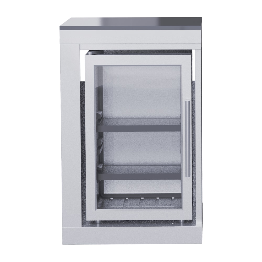 Refrigerator,304 stainless steel material,six-speed adjustment ,Automatic rebound door, easy to use,suitable for outdoor